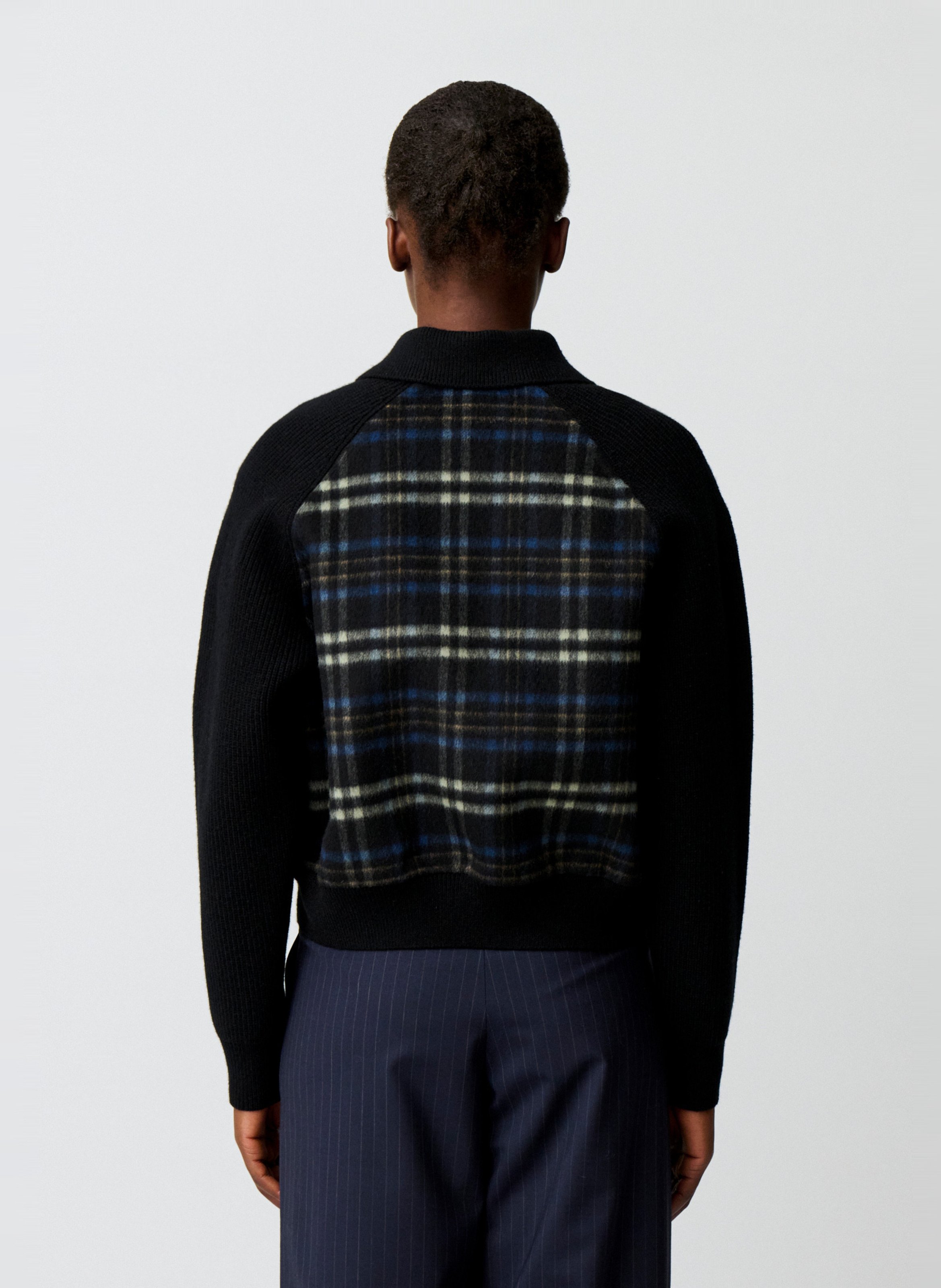 Blouson bi-matière en laine mélangé CLAUDIE PIERLOT Multicolore