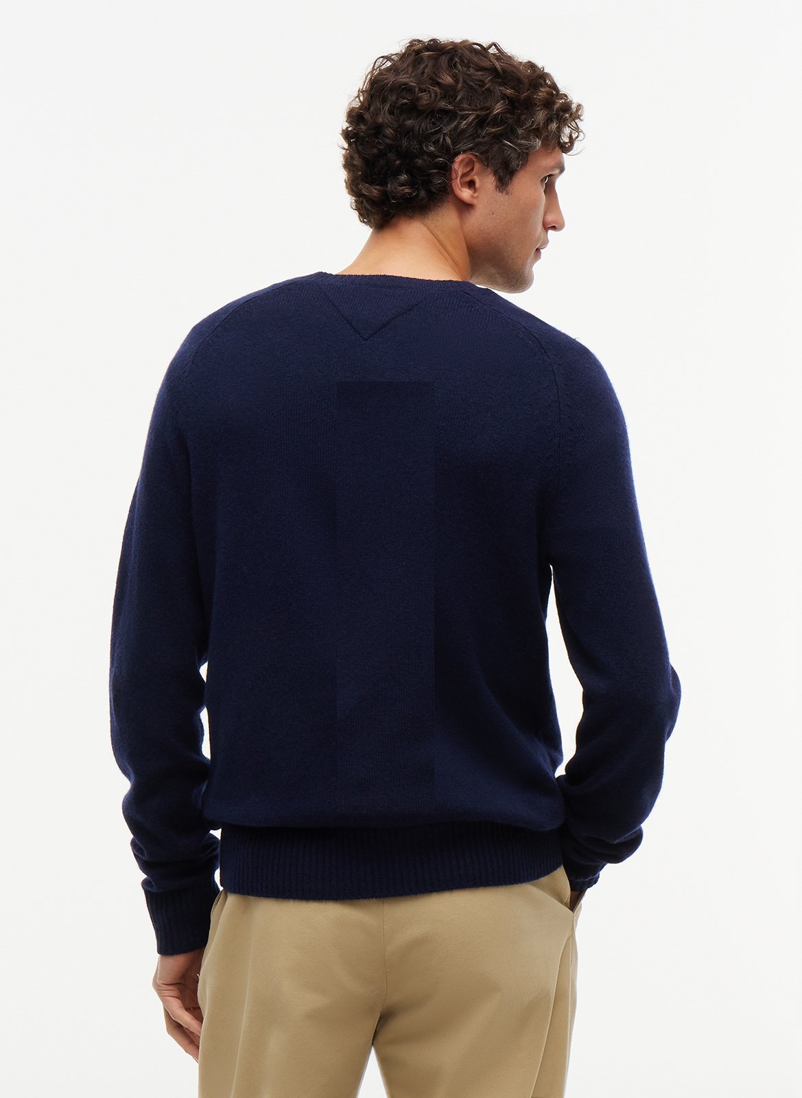 Gestreepte wollen trui TOMMY HILFIGER Blauw