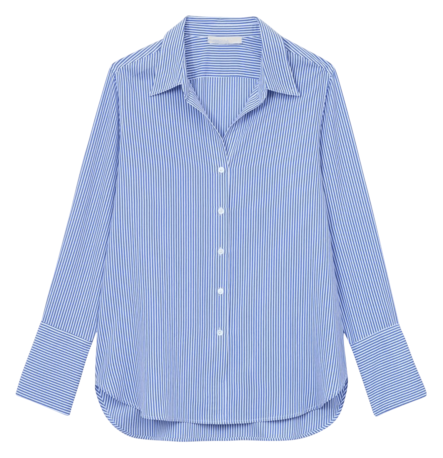 Straight shirt with classic collar VANESSA BRUNO Blue