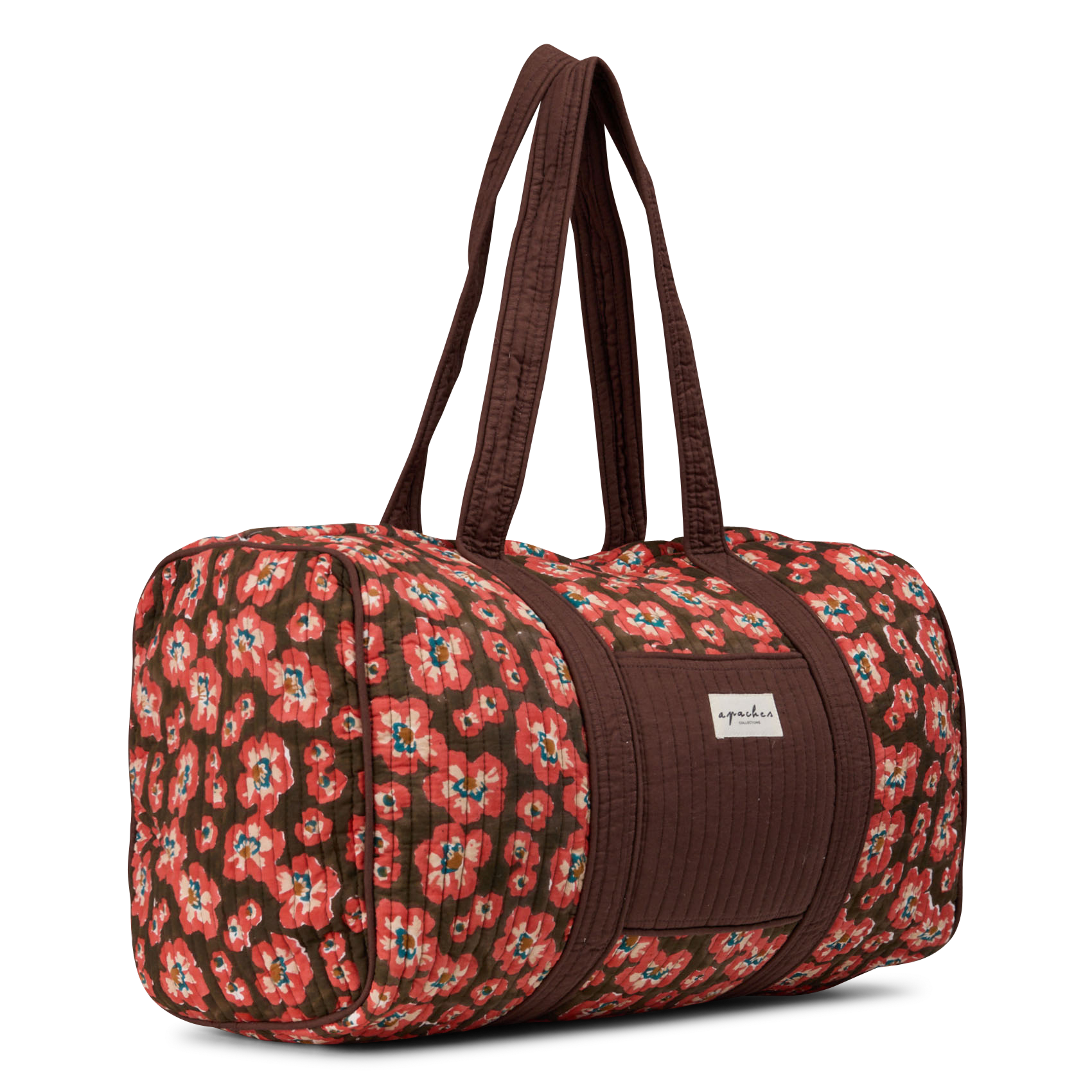 Sac weekend en coton APACHES COLLECTIONS Rouge