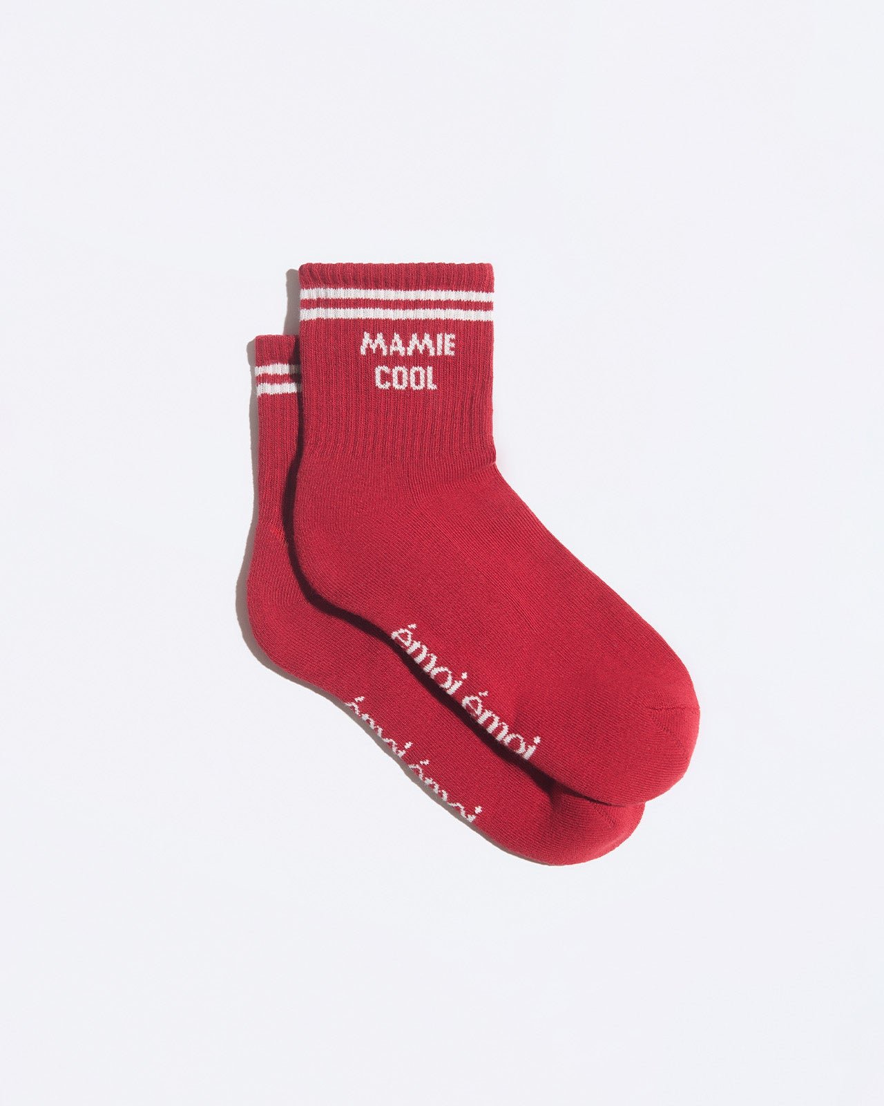 Cool Grandma Socks EMOI EMOI Red