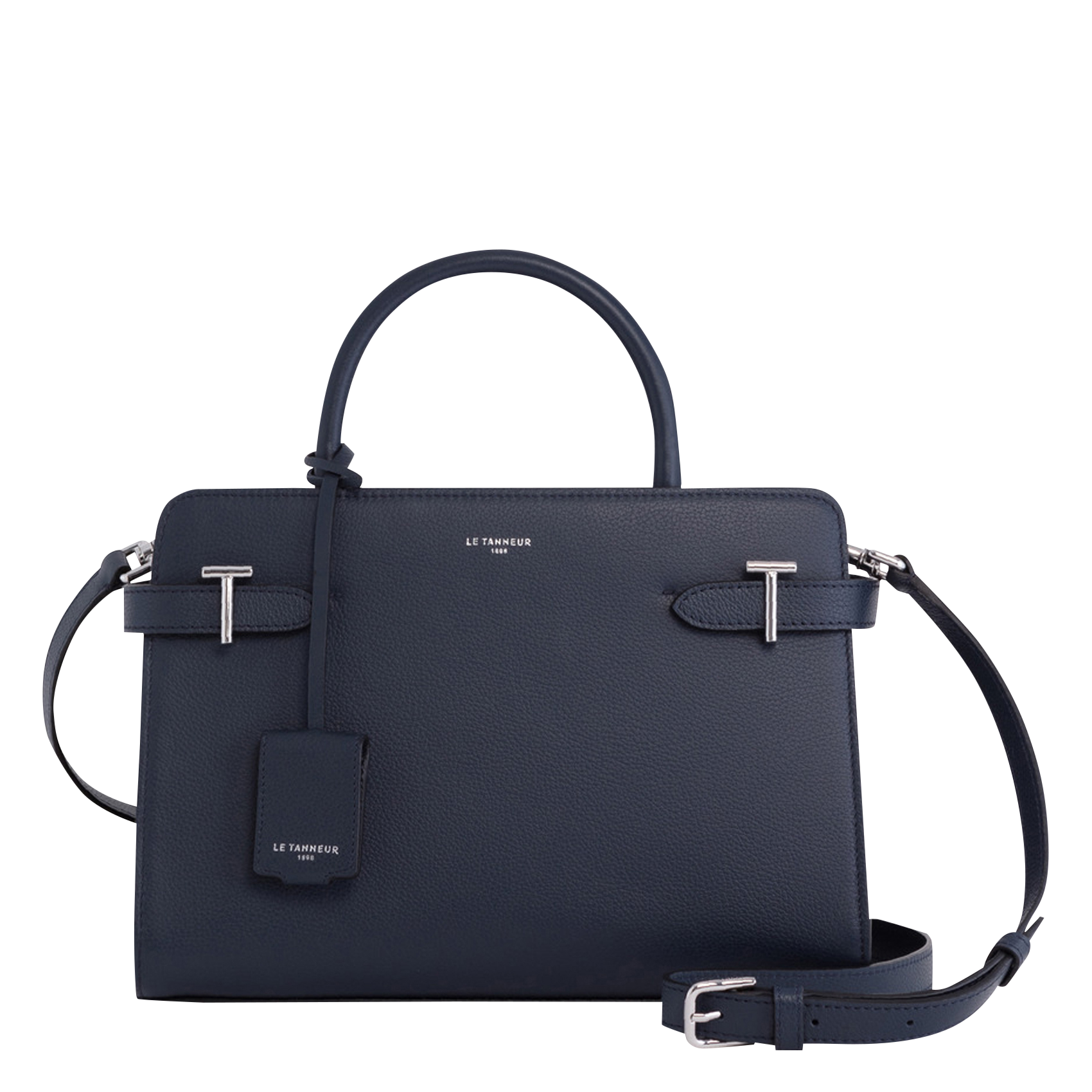 Sac à main en cuir grainé LE TANNEUR