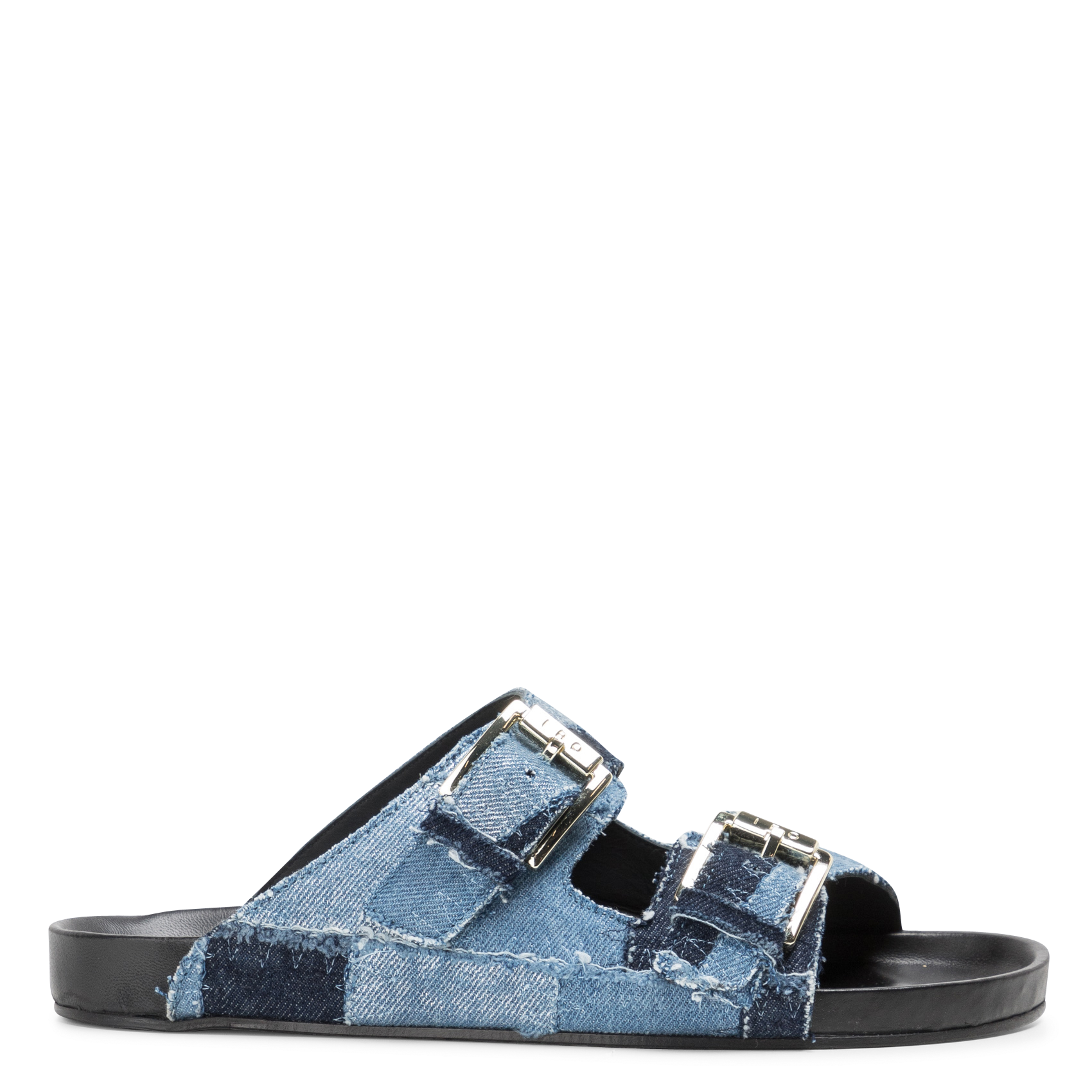 Flat cotton mules IRO Raw denim