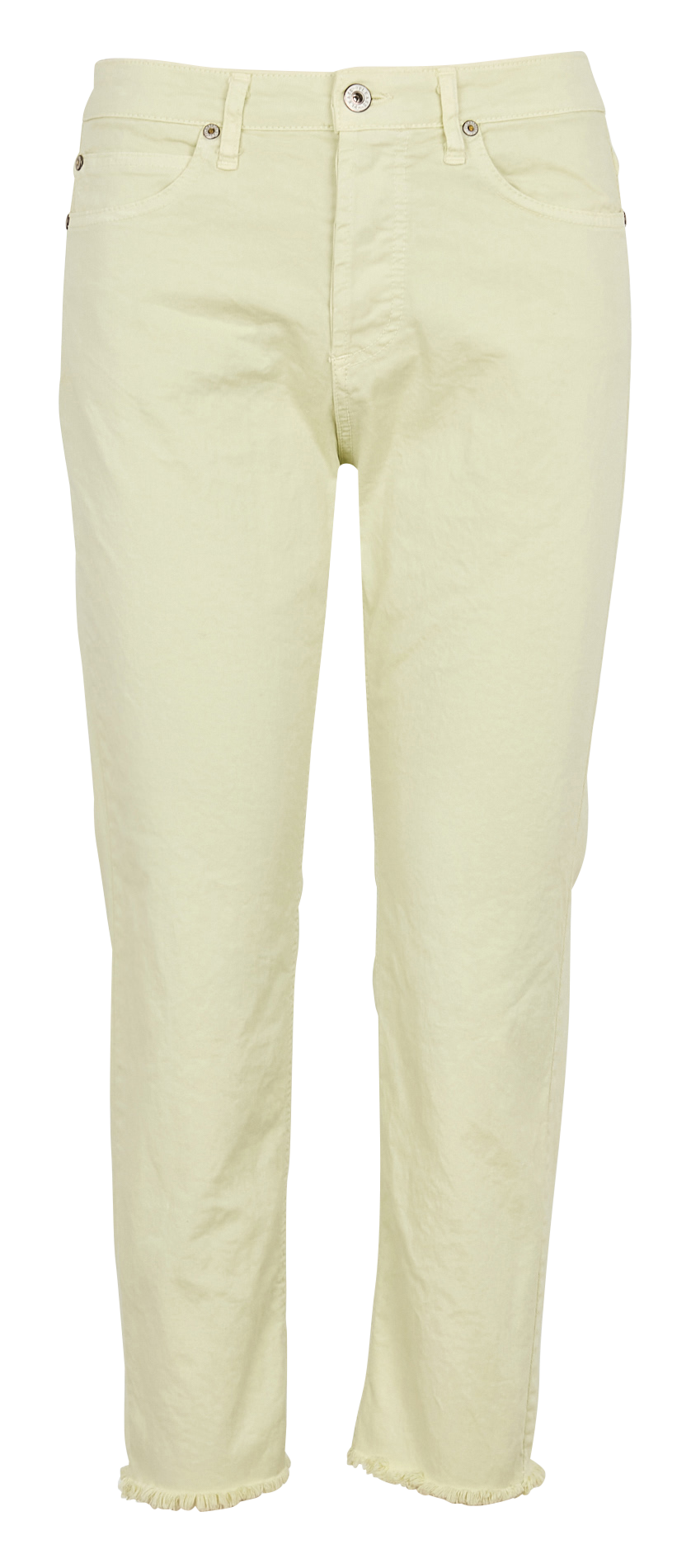 Cropped cotton blend pants PLEASE Green