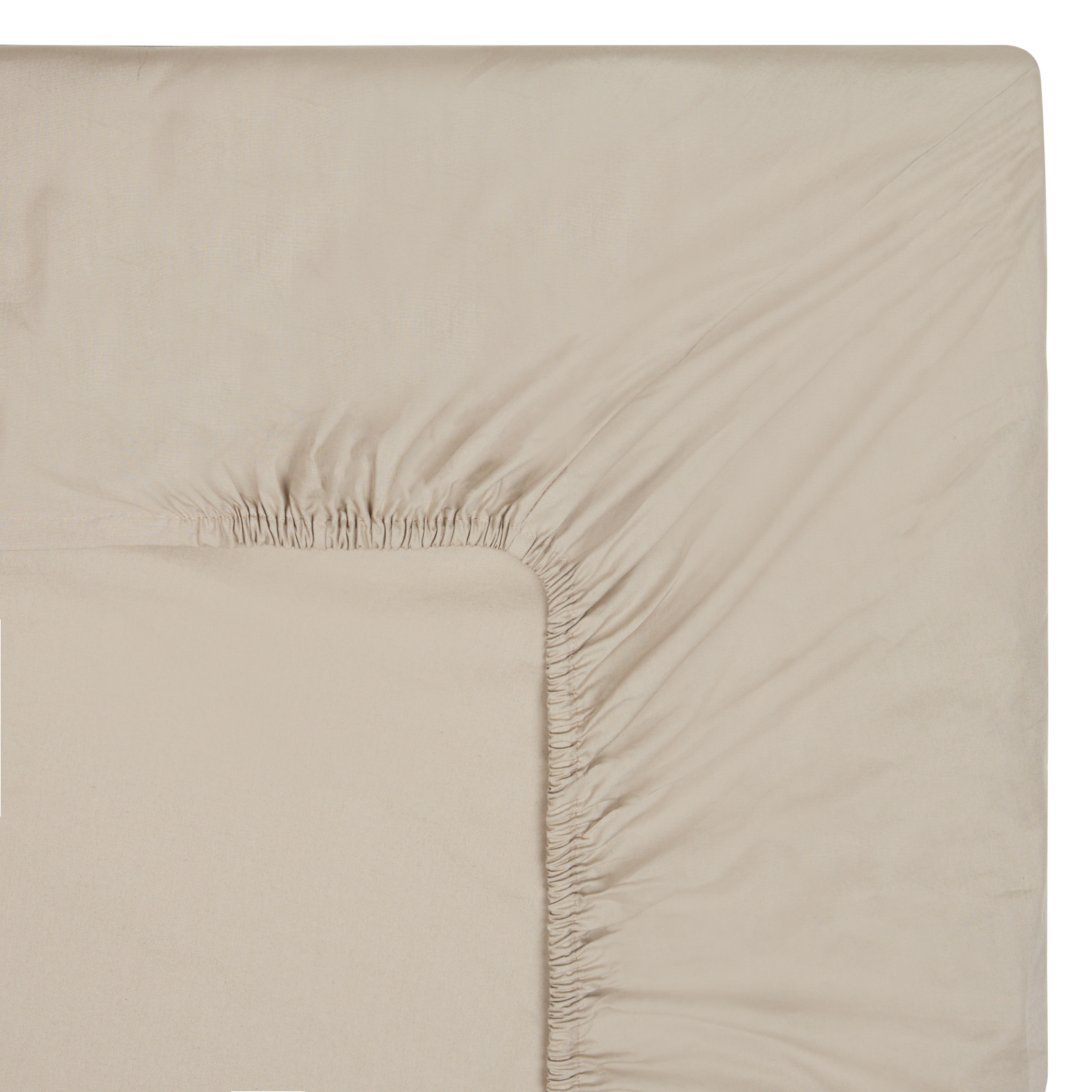 Cotton fitted sheet AU PRINTEMPS PARIS MAISON