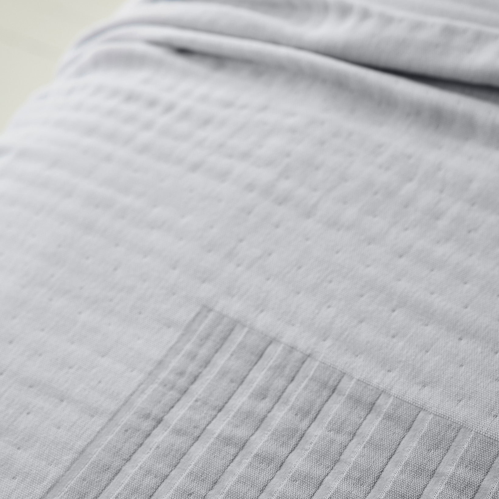 CHARLY - Cotton throw MADURA Grey