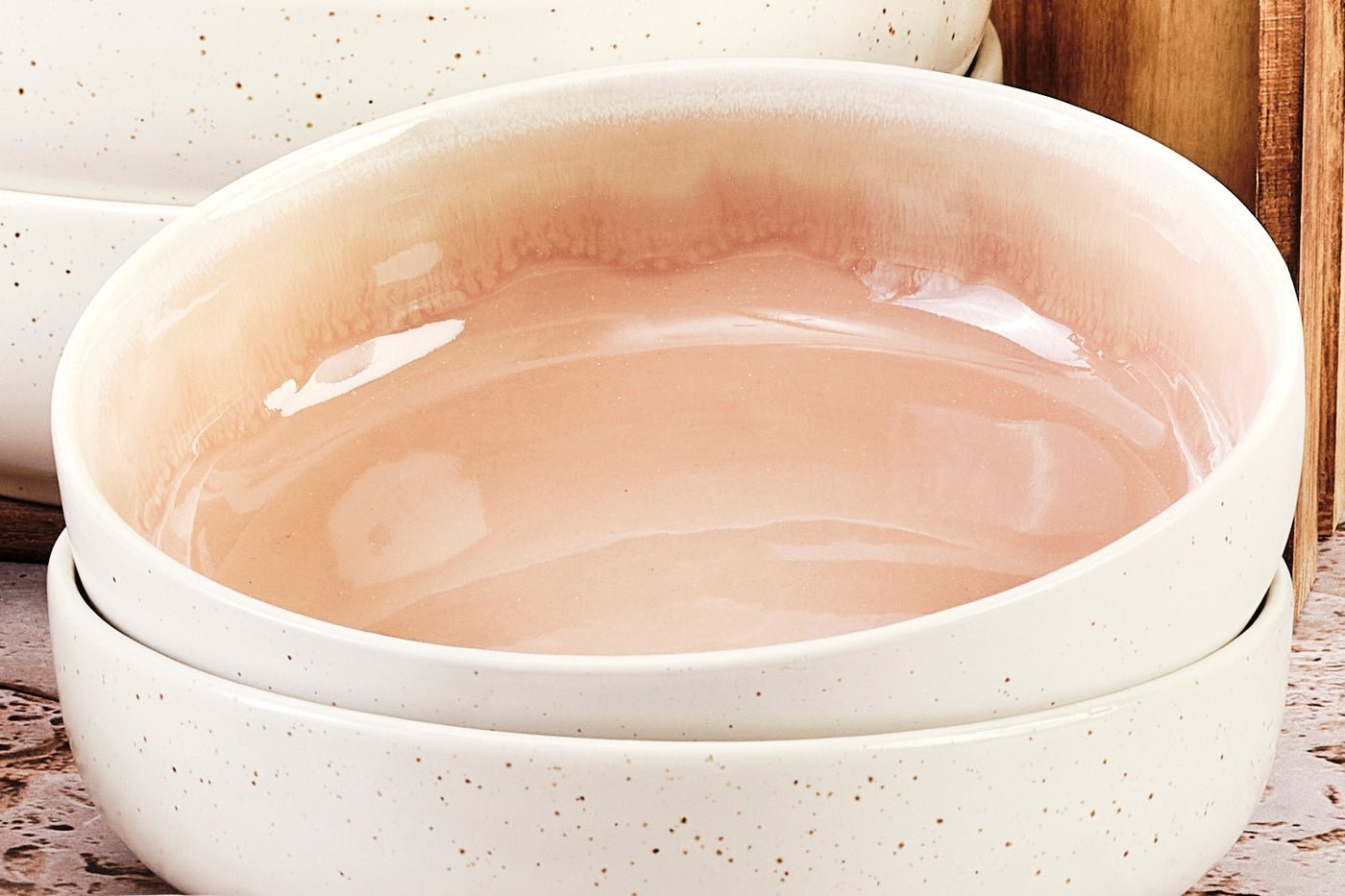 Bol oxygen ø17,5cm - 6 pièces - vert de gris BJORN Rose