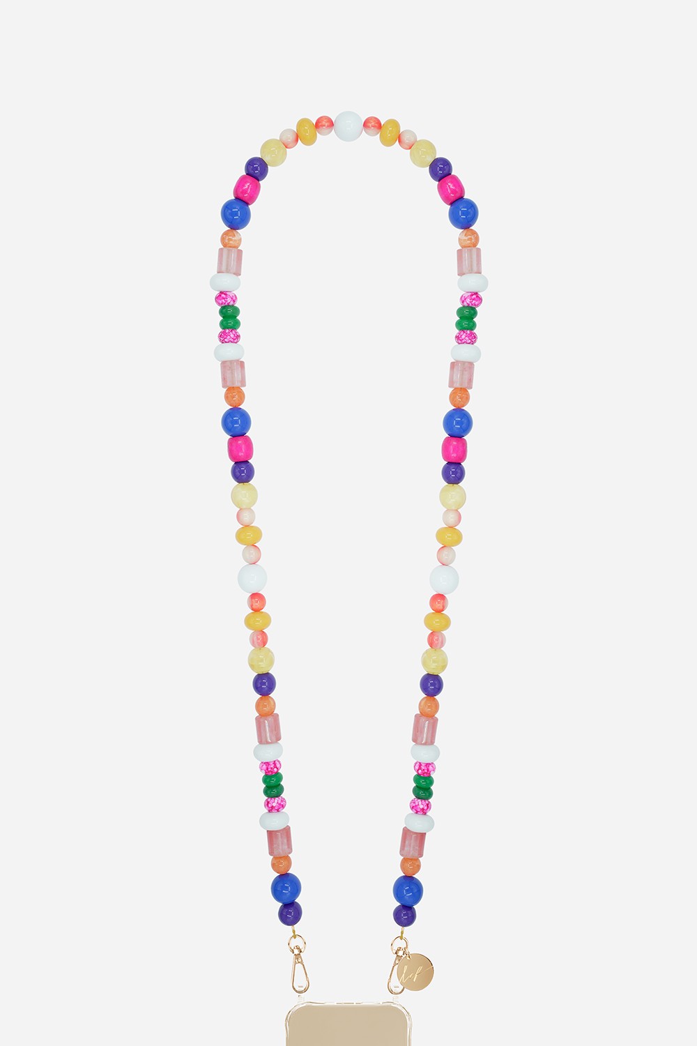 Beaded phone chain LA COQUE FRANCAISE Multicolored
