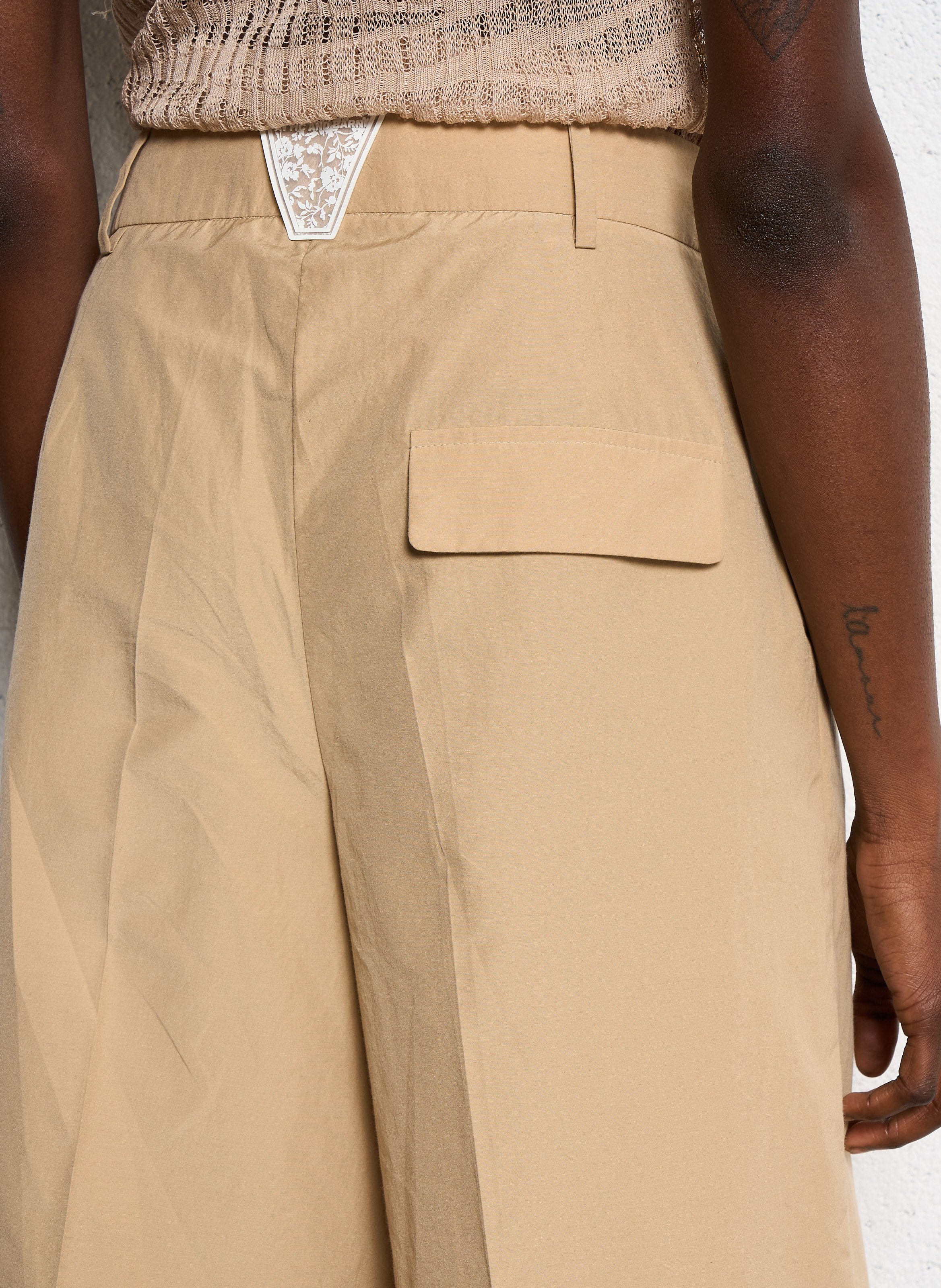 Bermuda-Anzug aus Baumwollmischung ATTIC AND BARN Beige