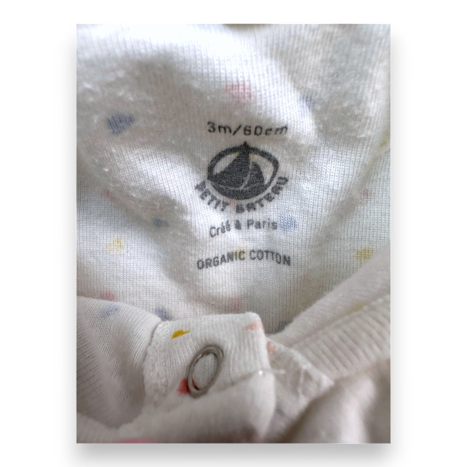 White Baby Pajamas - 3 months PETIT BATEAU - Seconde Main White