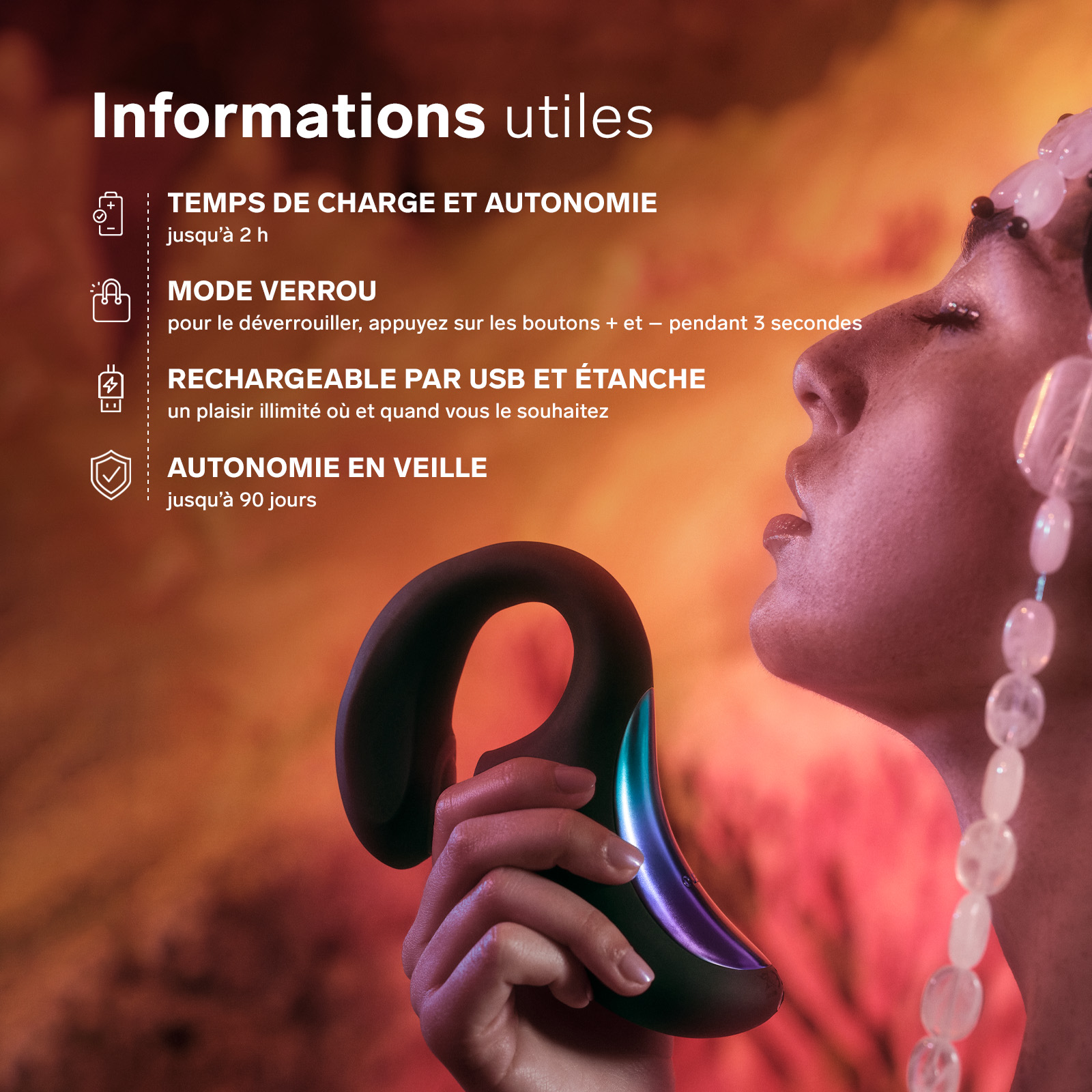 Triple stimulation women's vibrator, double sonic enigma LELO Cyber purple