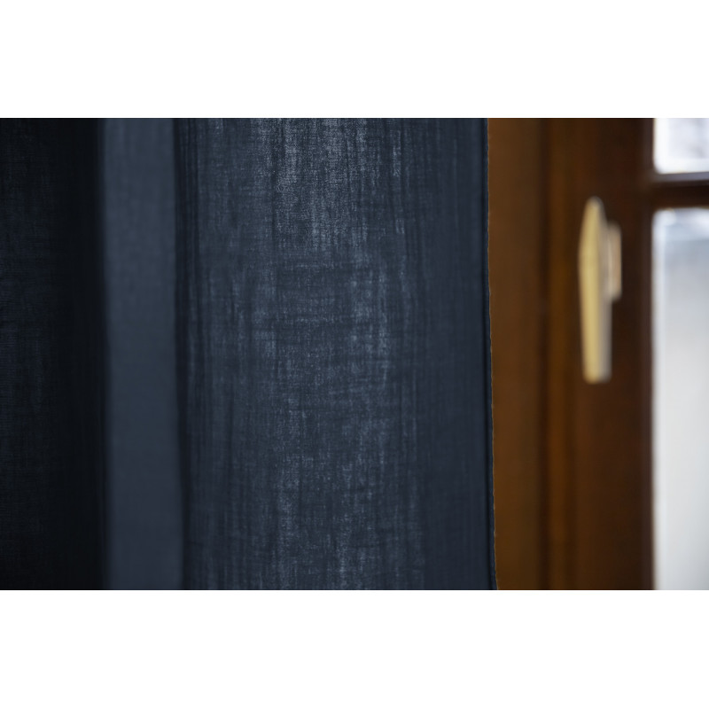 Blackout and Thermal Curtains L'EFFET PAPILLON Blue