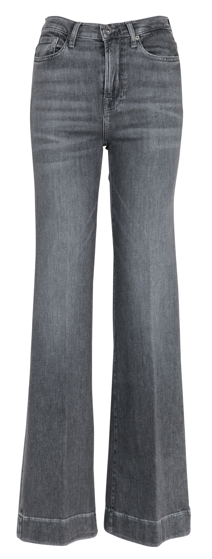 Bootcut jeans met hoge taille 7 FOR ALL MANKIND Grijs