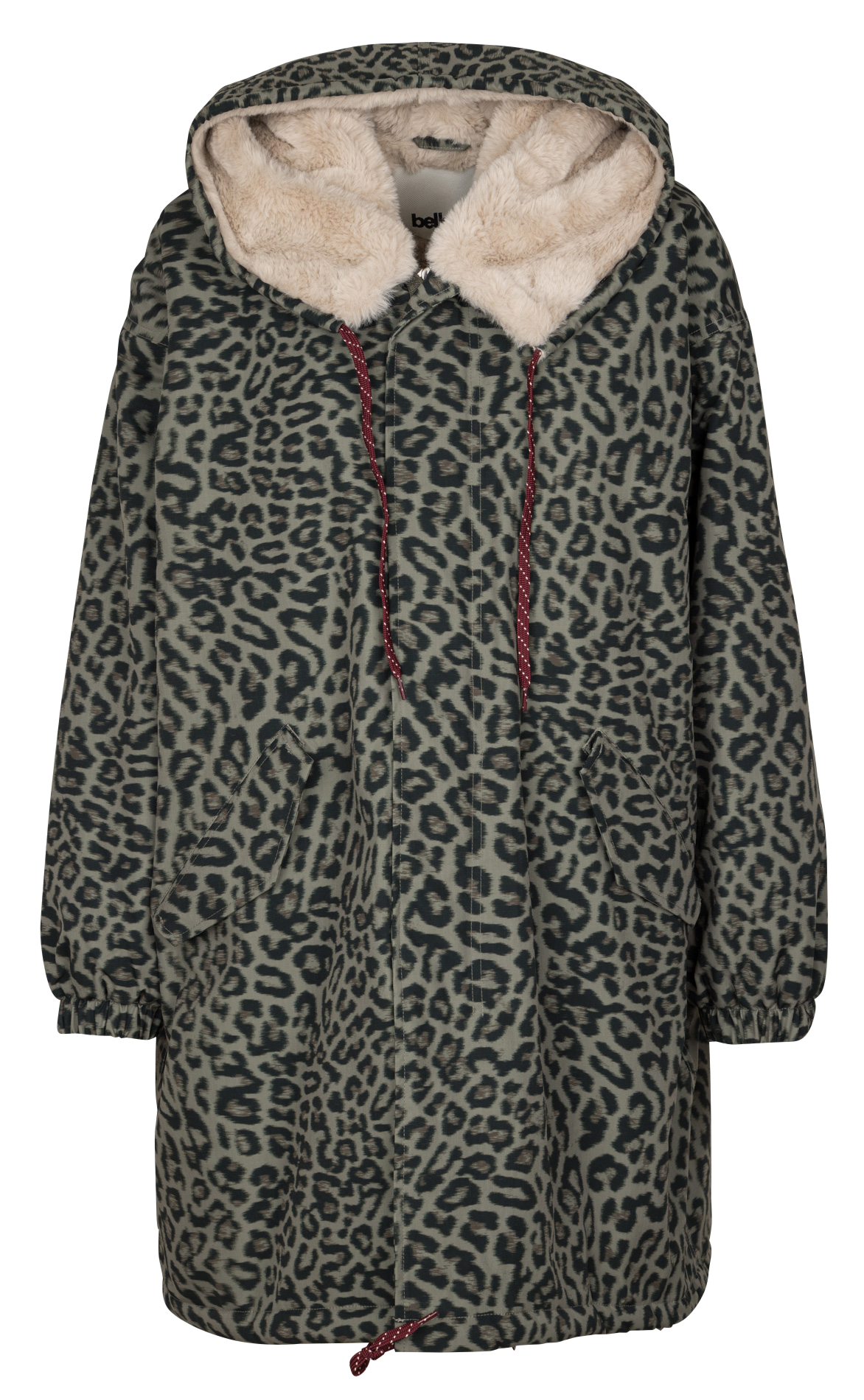 Oversized jas met capuchon BELLEROSE Grijs