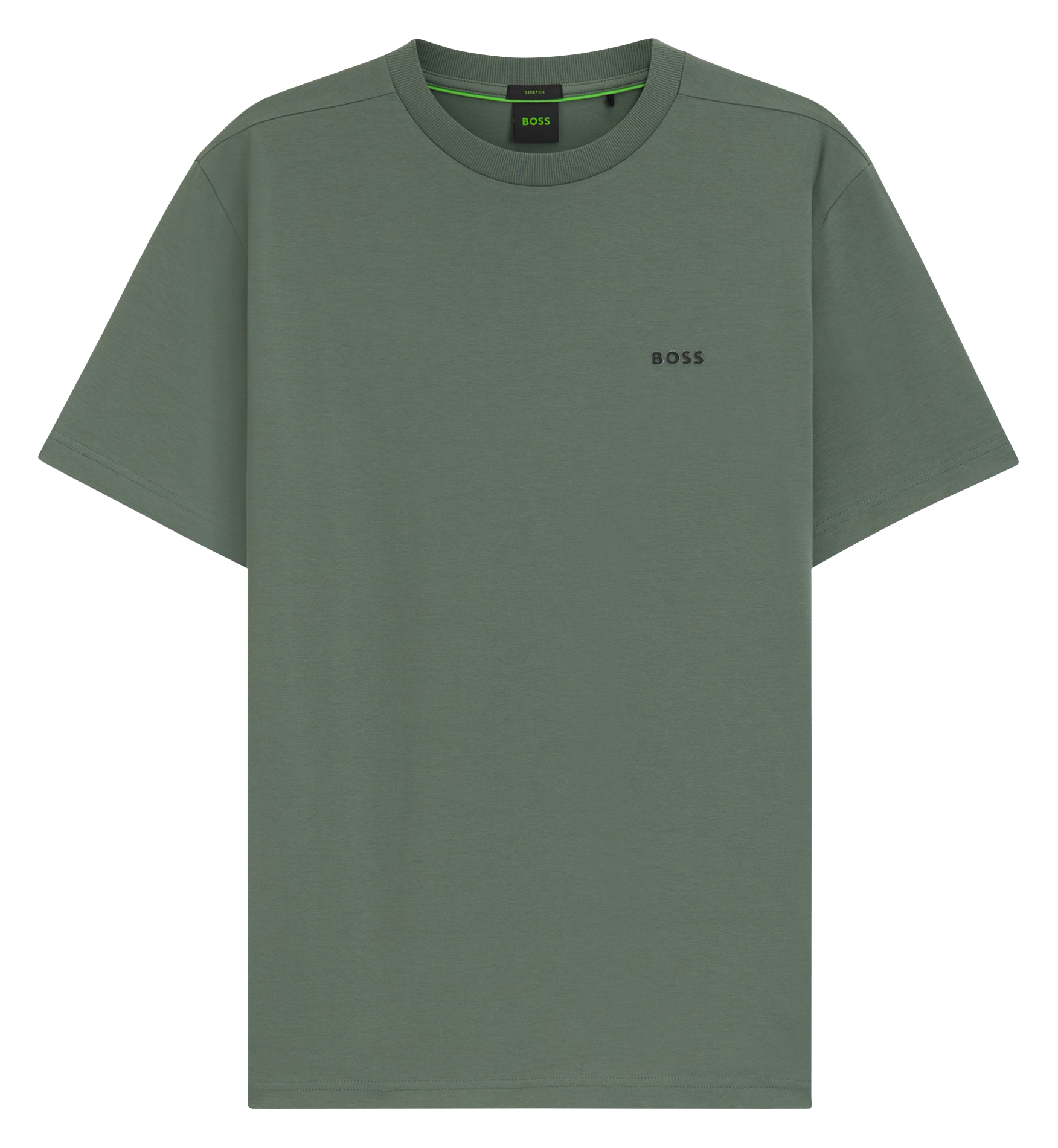 Basic cotton-mix T-shirt  Chaux