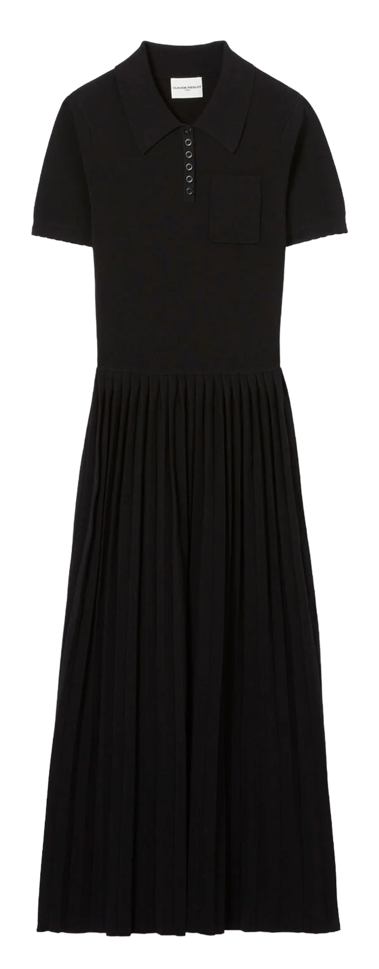 Short floral print dress CLAUDIE PIERLOT Black