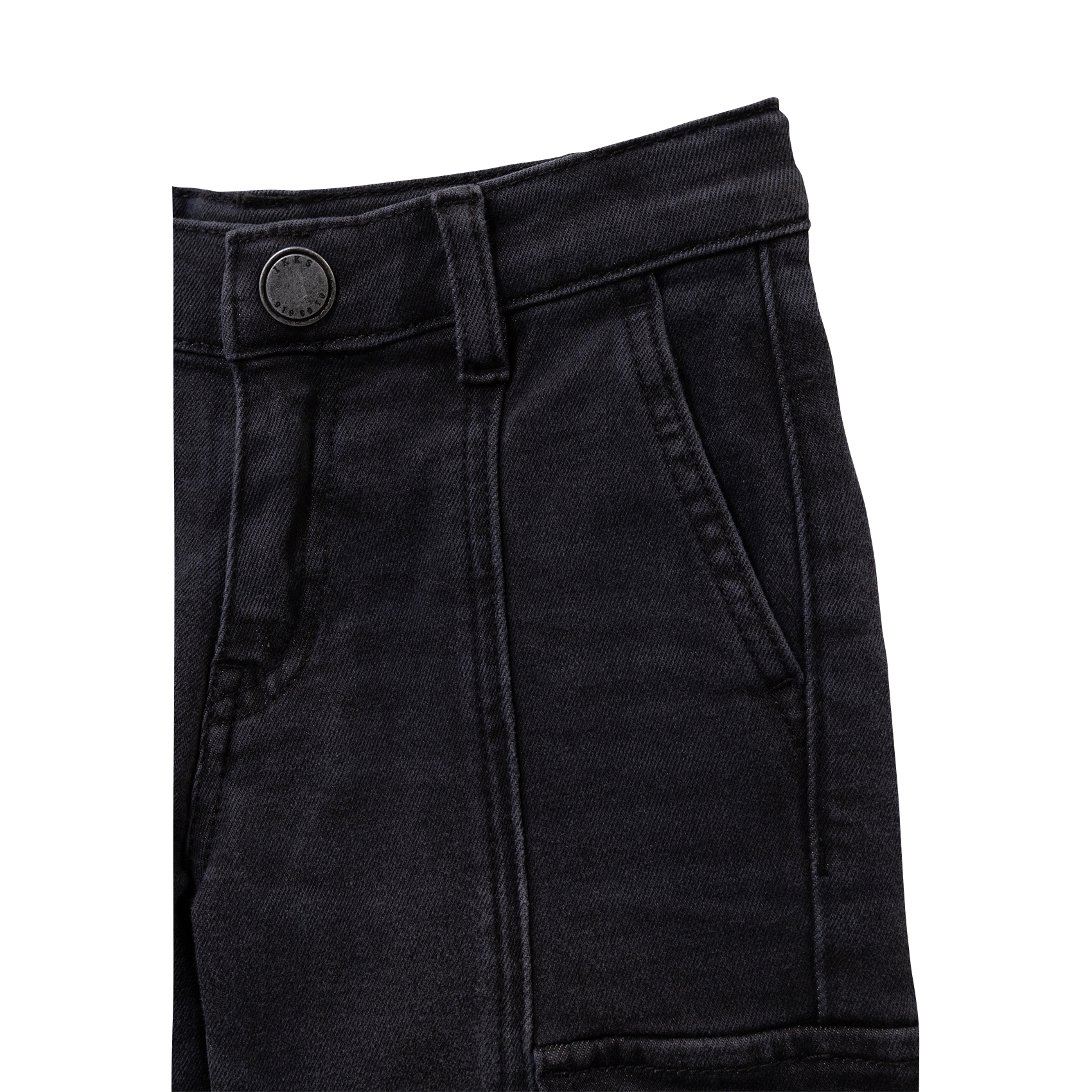 Jean battle en coton mélangé IKKS JUNIOR Gris