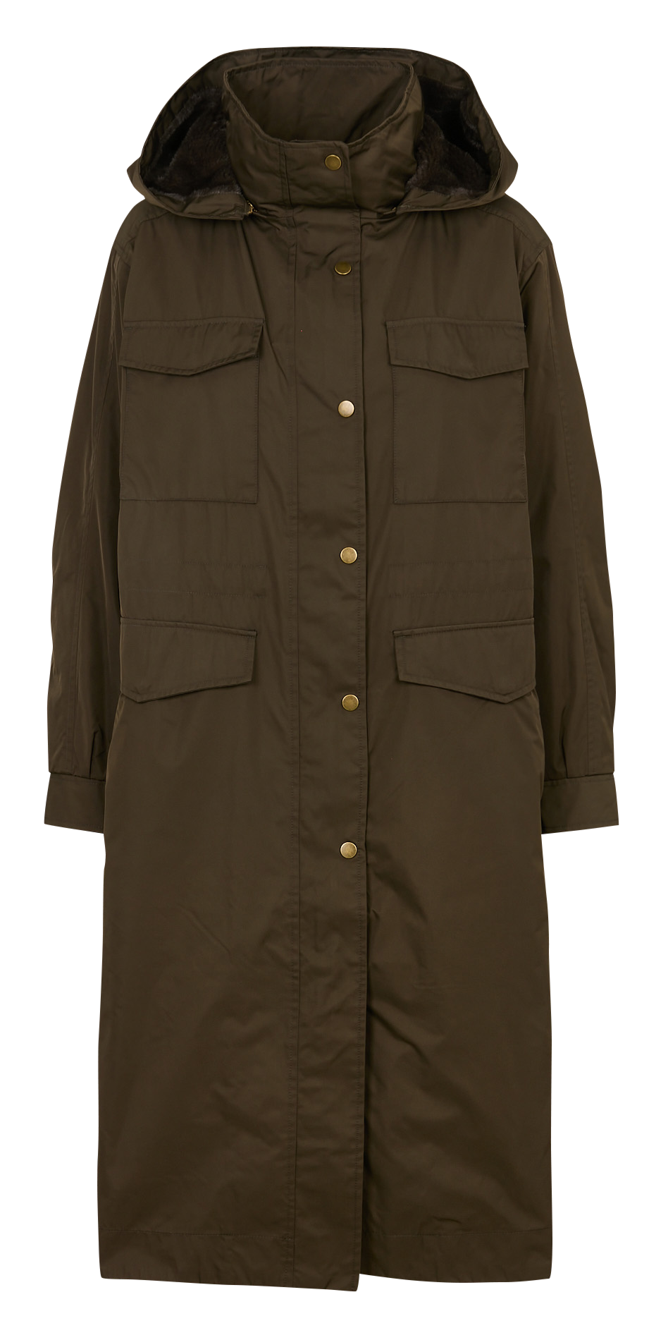 Fishtail lined parka MAISON 123 Khaki