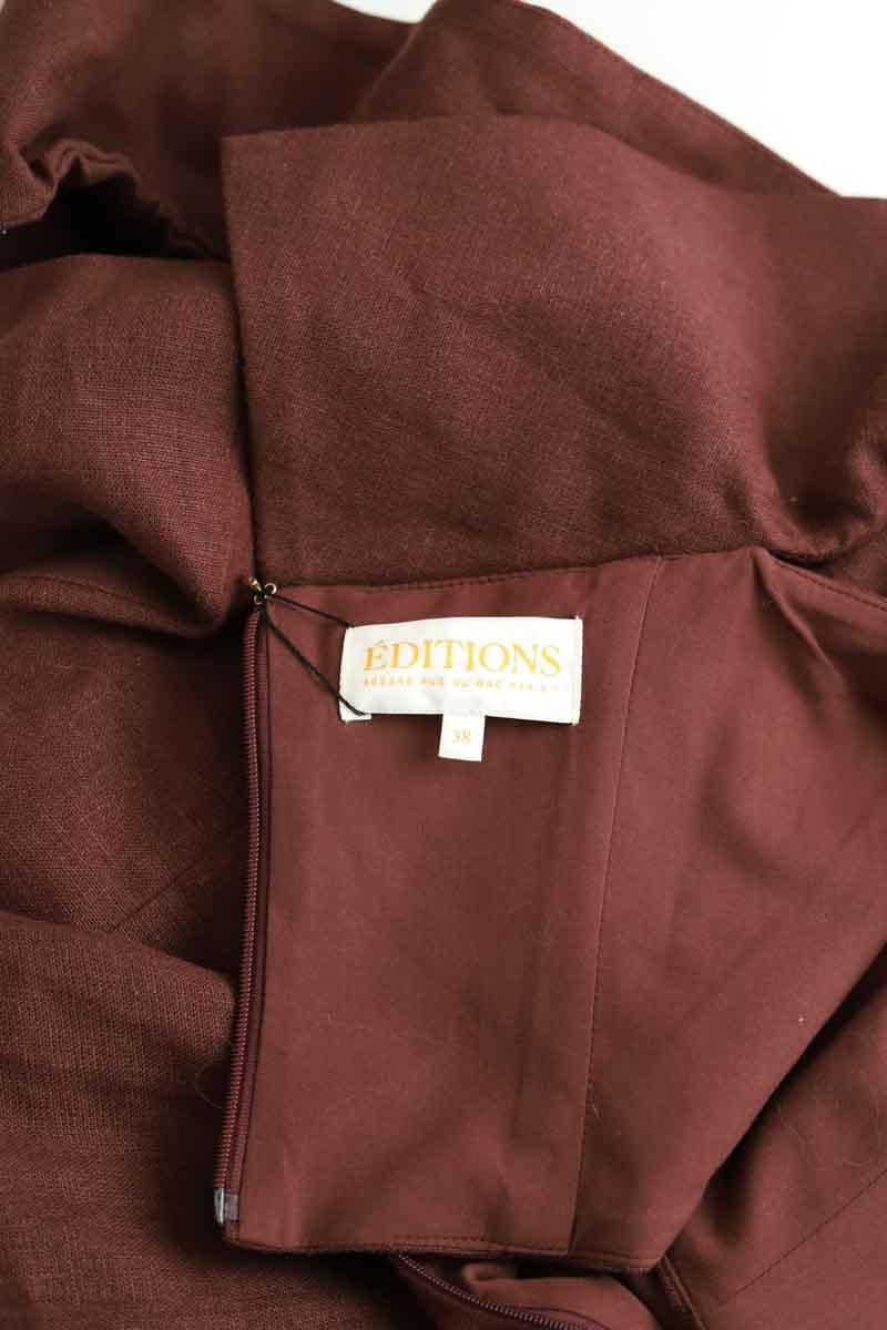 Linen dress SEZANE - Seconde main Brown