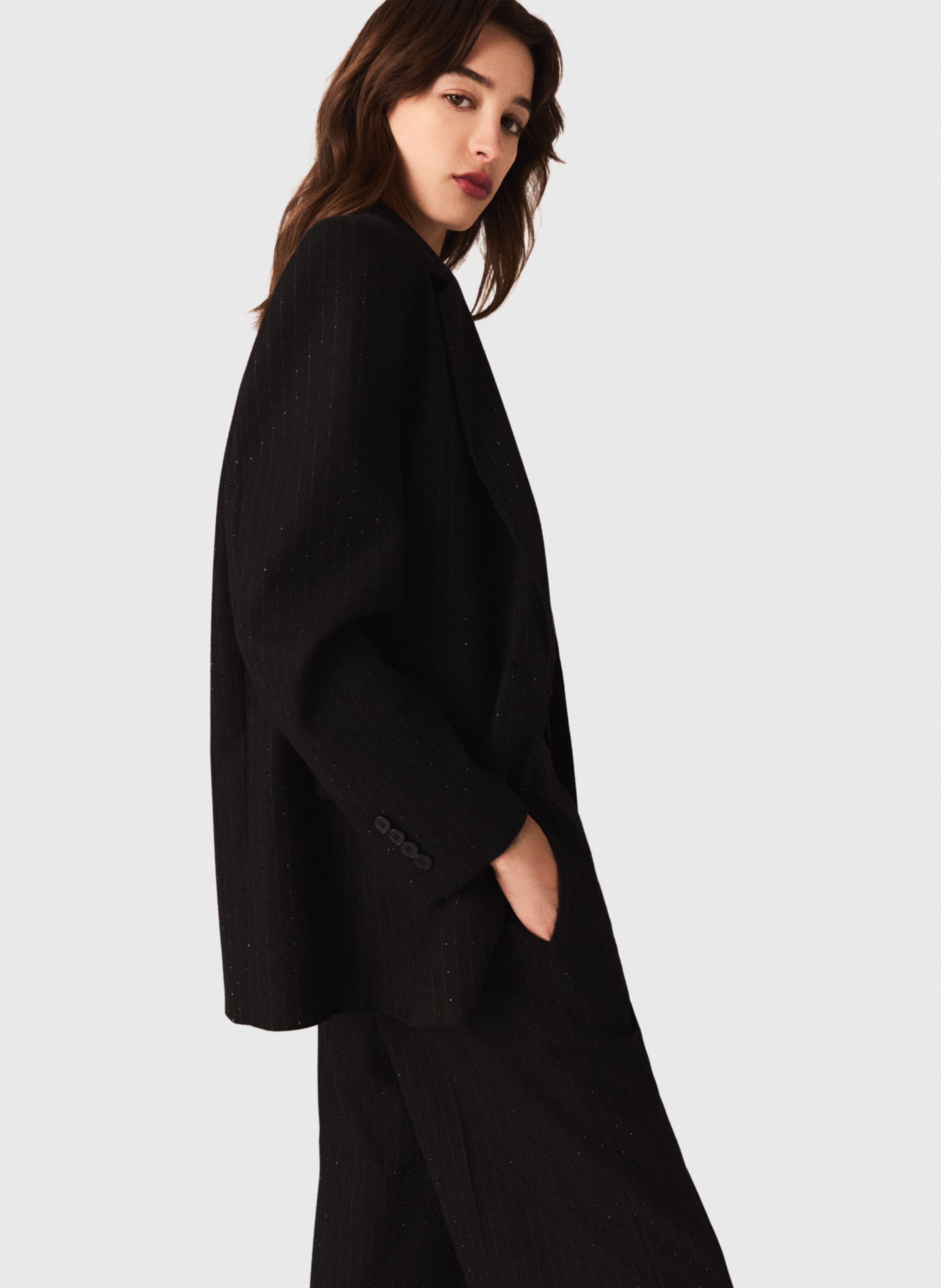 Veste de tailleur  MAJE Noir