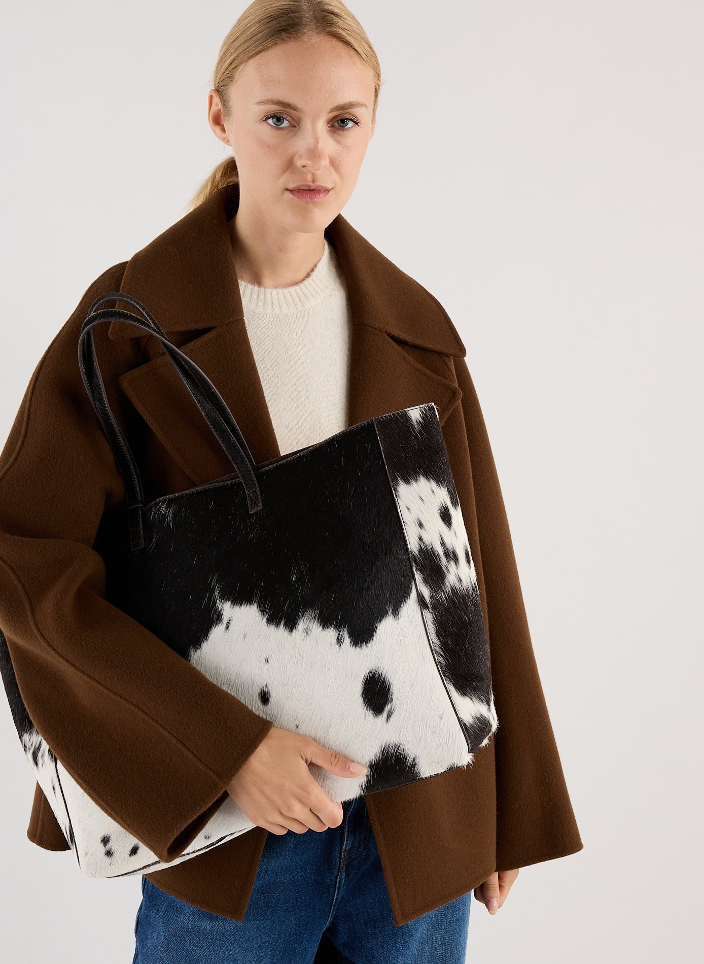 Oversize Caban aus Wollmischung SAISON 1865 Braun