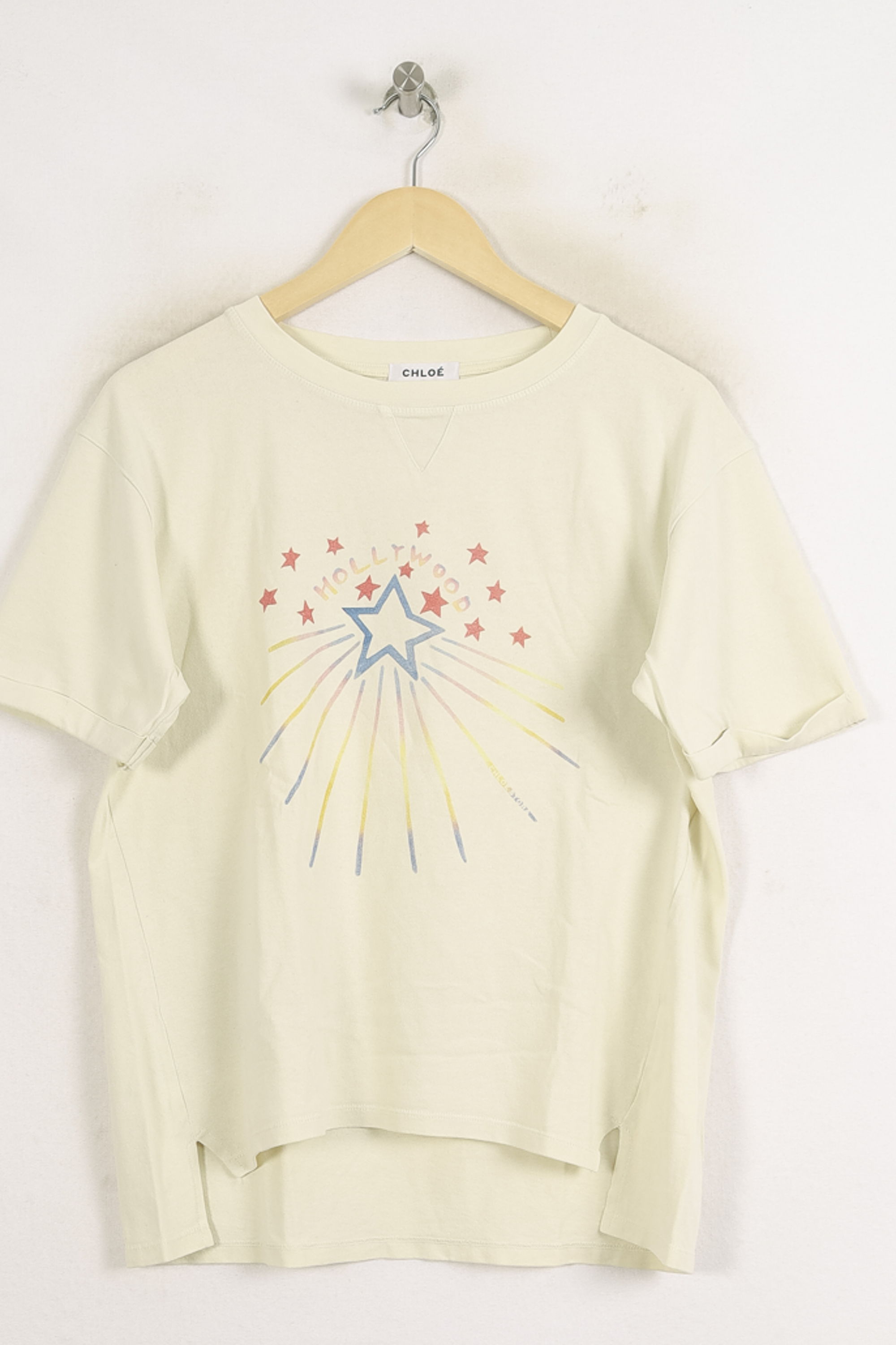 Tommy Badge T-shirt CHLOE STORA - SECONDE MAIN White