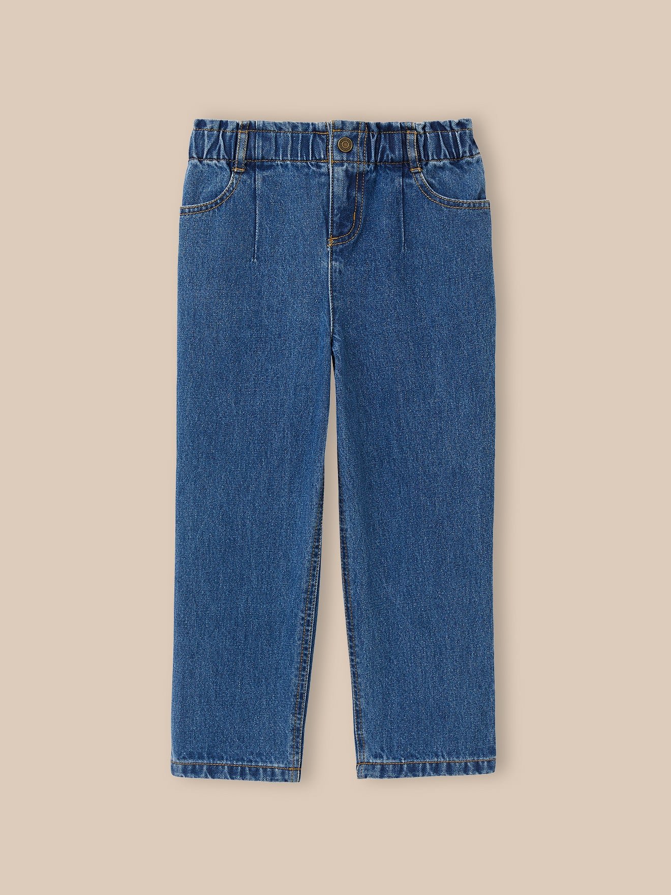 Mom Fit Jeans CYRILLUS Blue