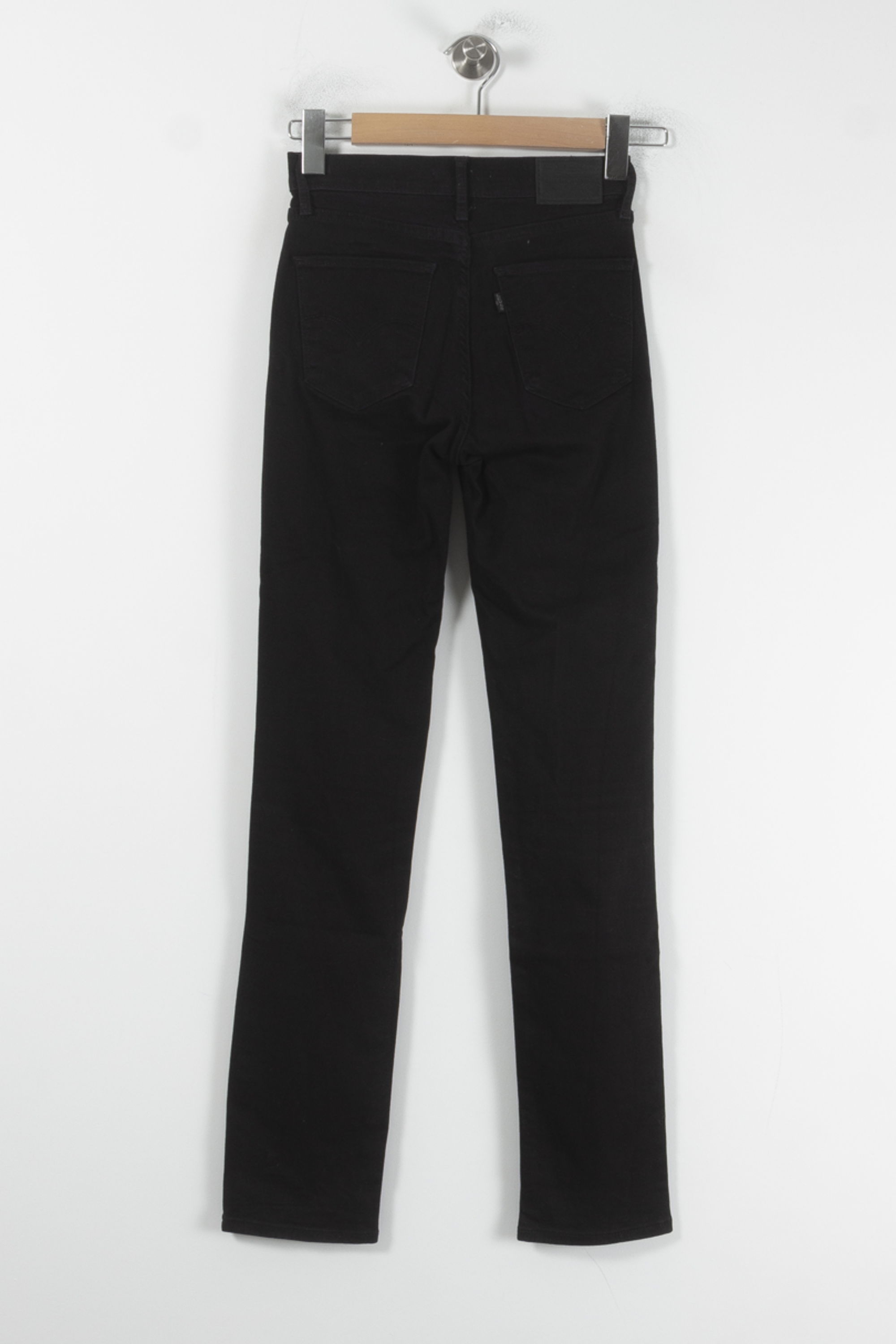 Cropped slim jeans with studs LEVI'S - Seconde main Black