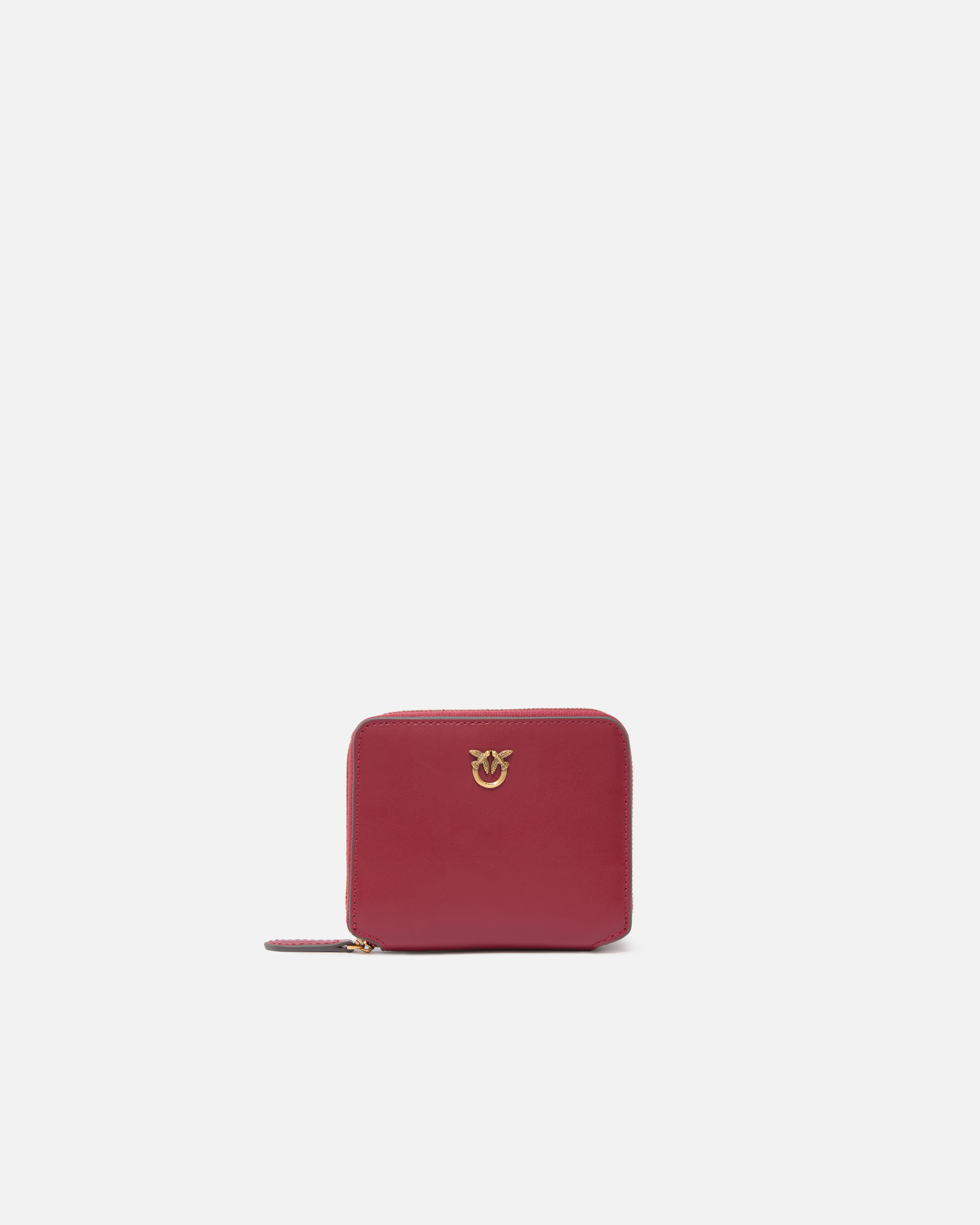 Square contour zip wallet PINKO