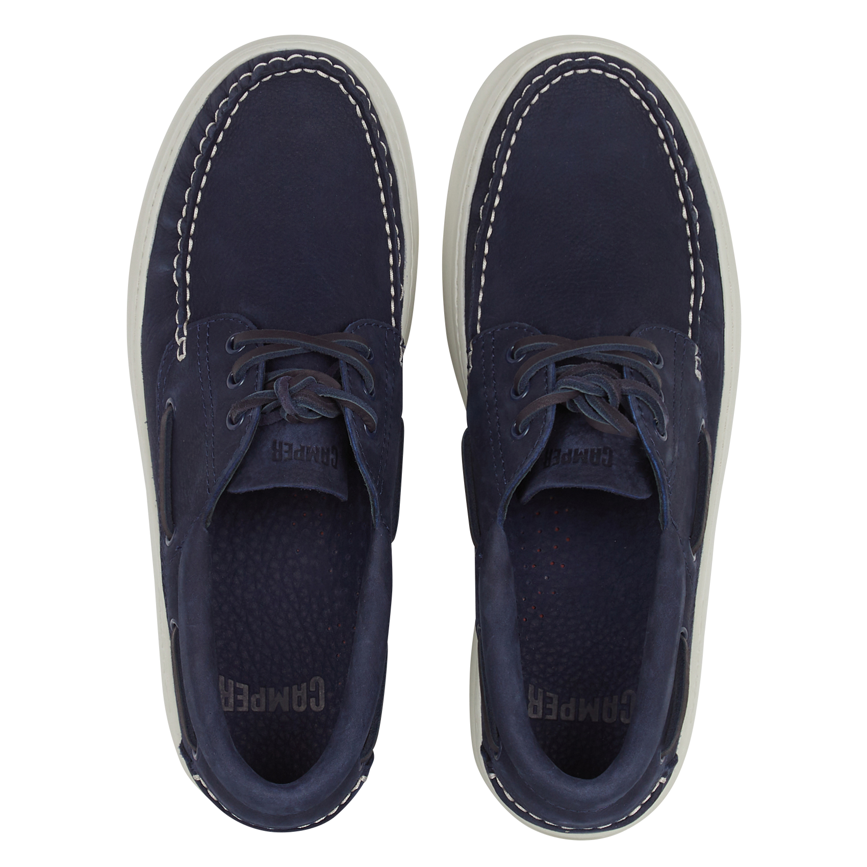 Segelschuhe aus Leder CAMPER Blau