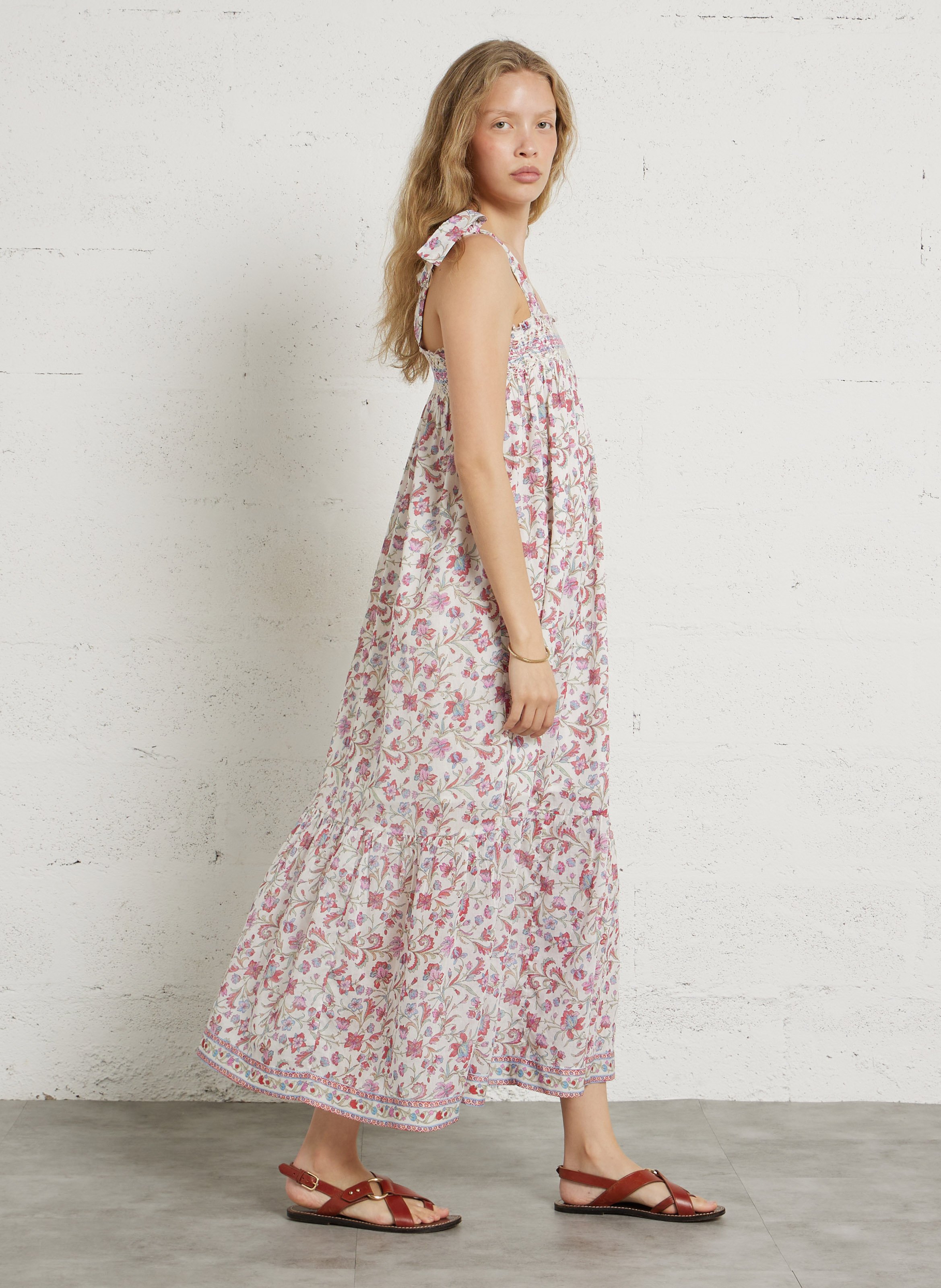 Lange jurk met print LOUISE MISHA Veelkleurig