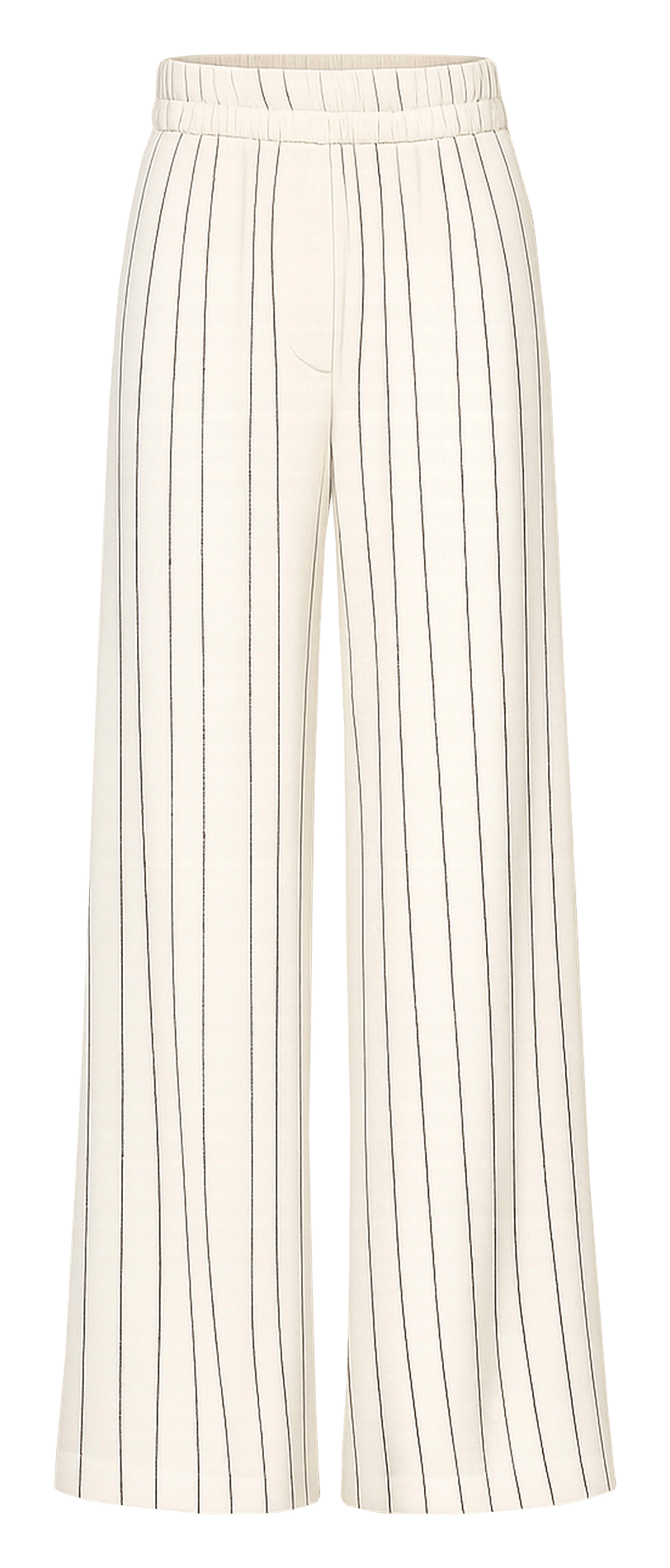 Wijde, gestreepte broek BY BAR Zwart