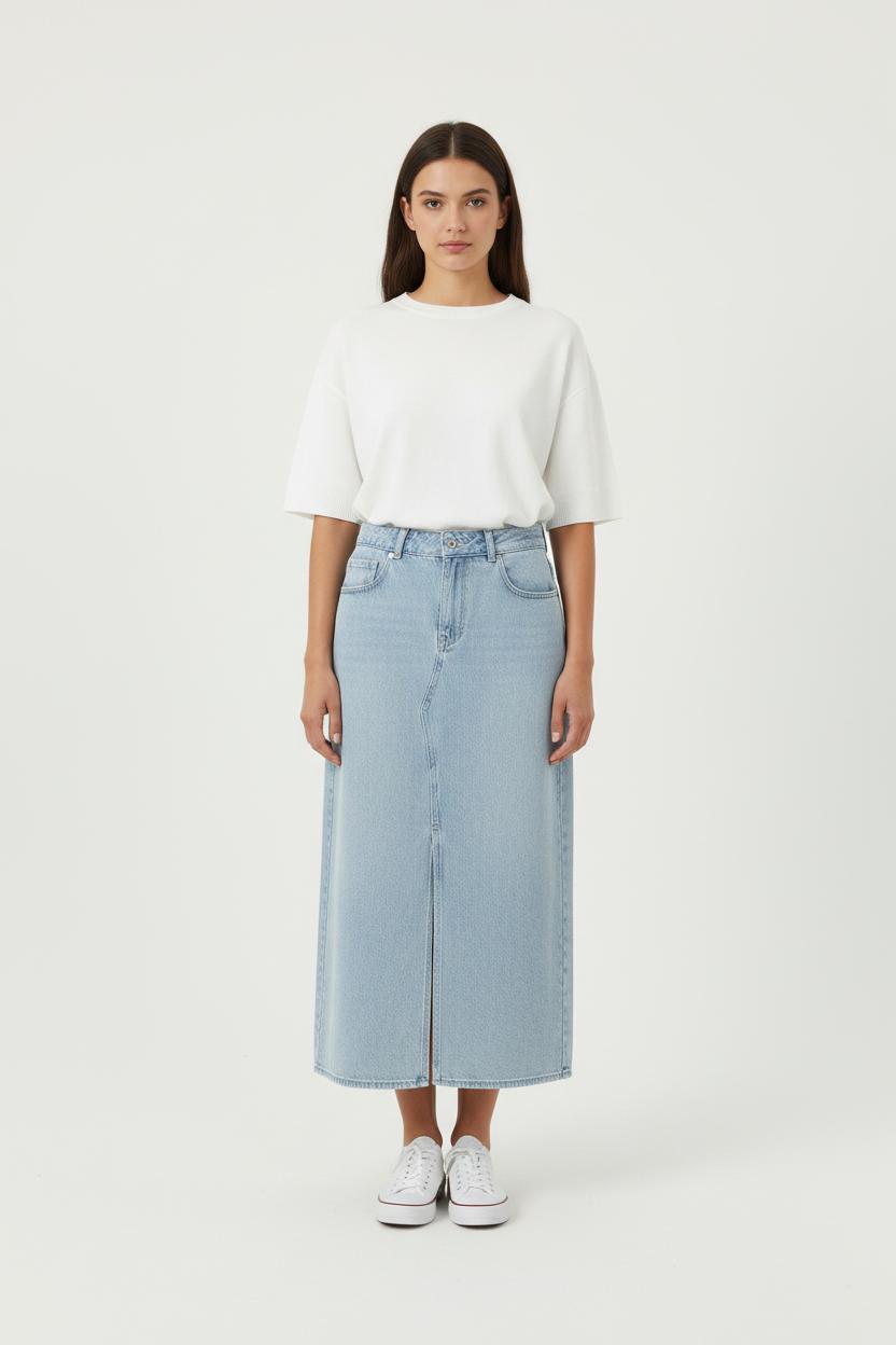 Long skirt MAISON STELLA & SUZIE - Seconde main Blue