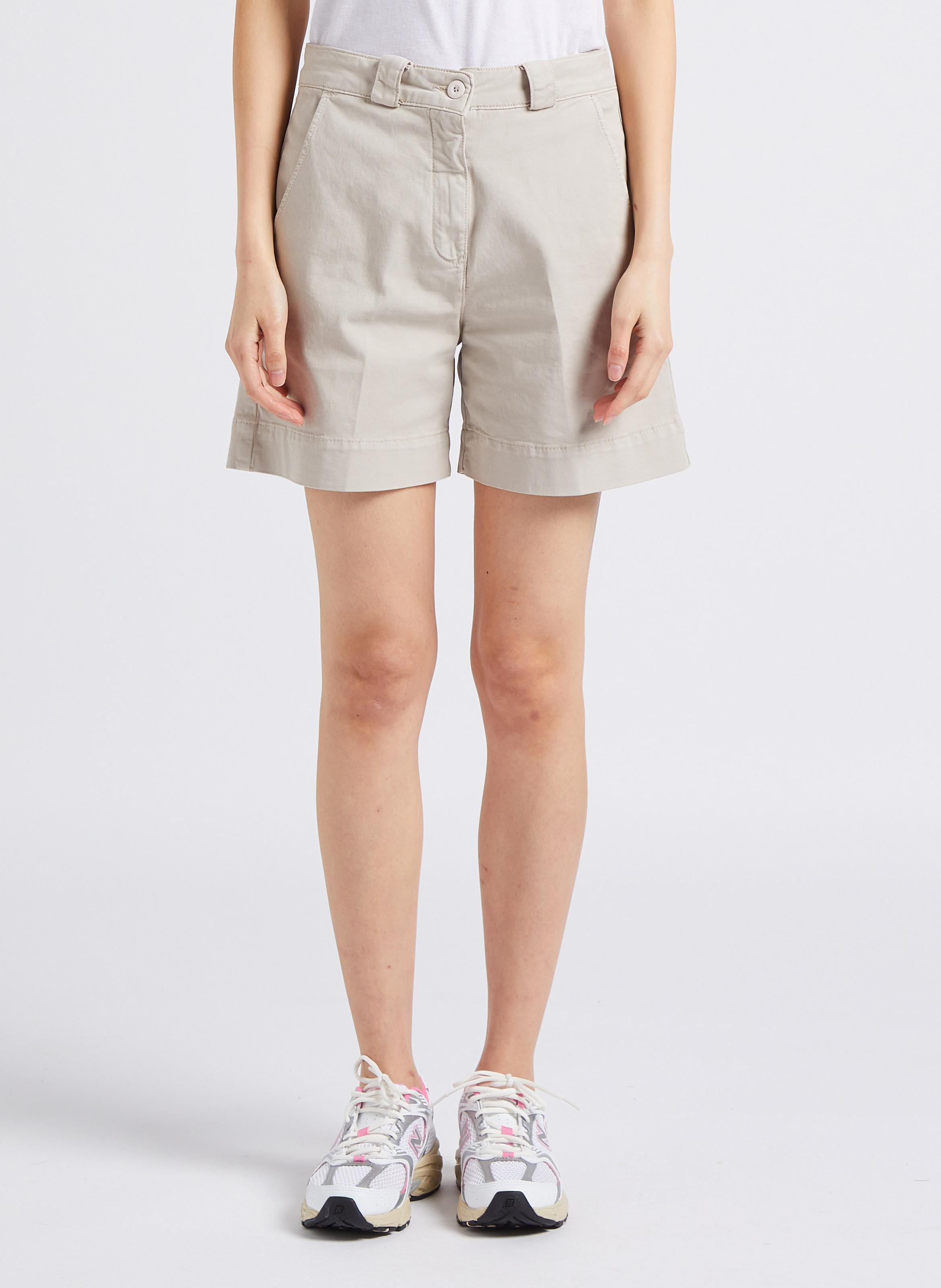 Short large en coton mélangé ACQUAVERDE