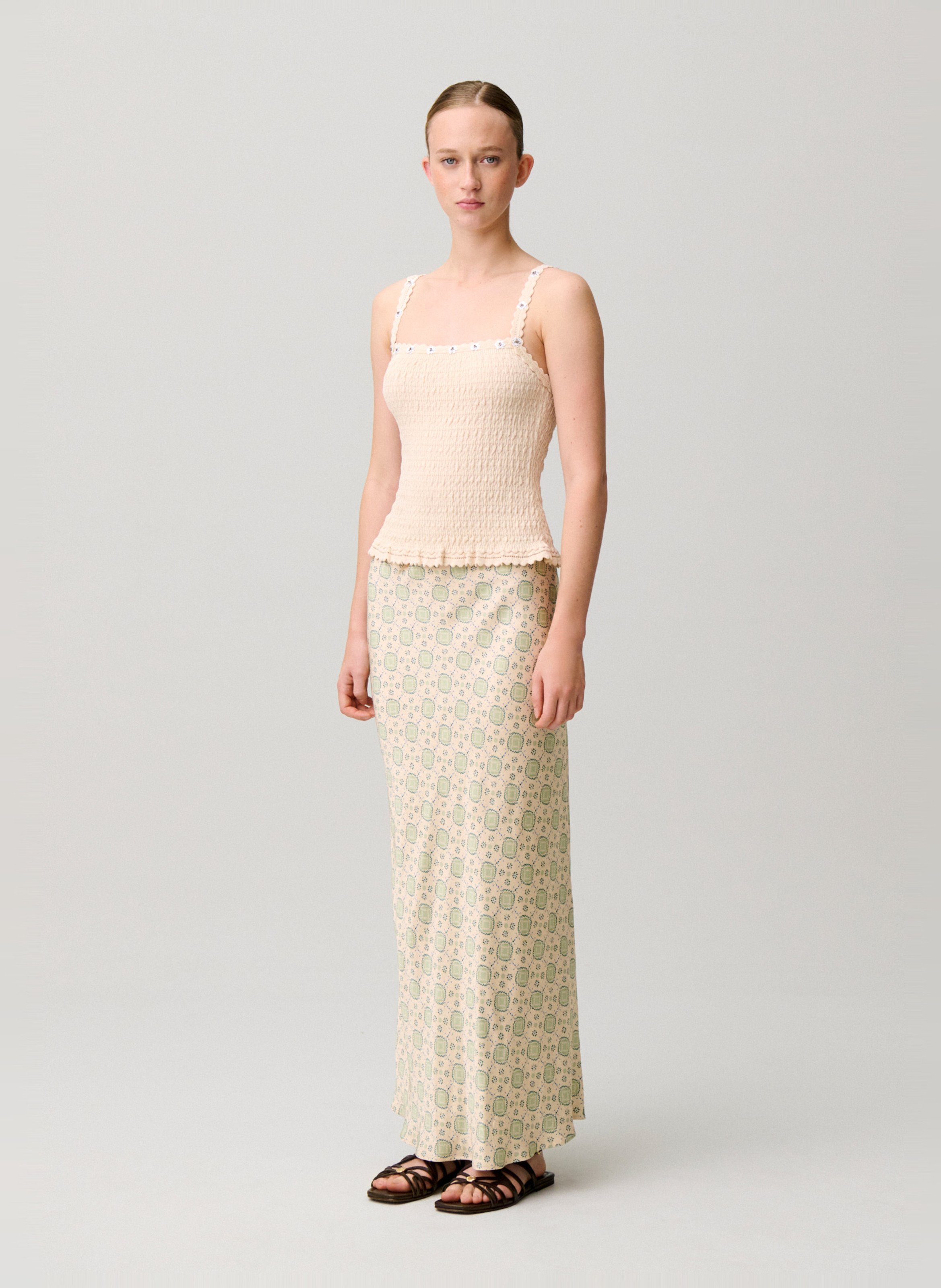 Lange rok met print CLAUDIE PIERLOT Veelkleurig