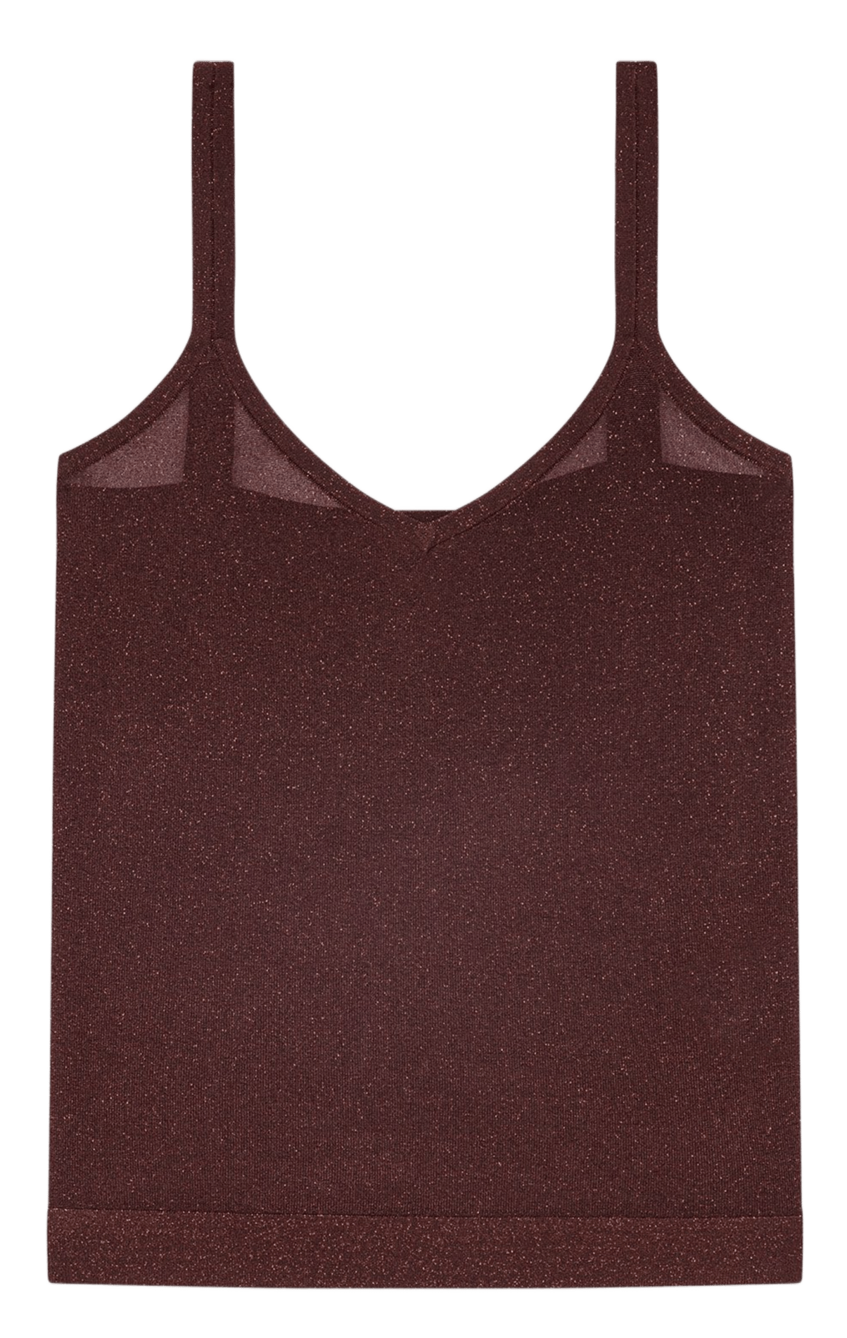 Metallic T-shirt MAJE Bruin
