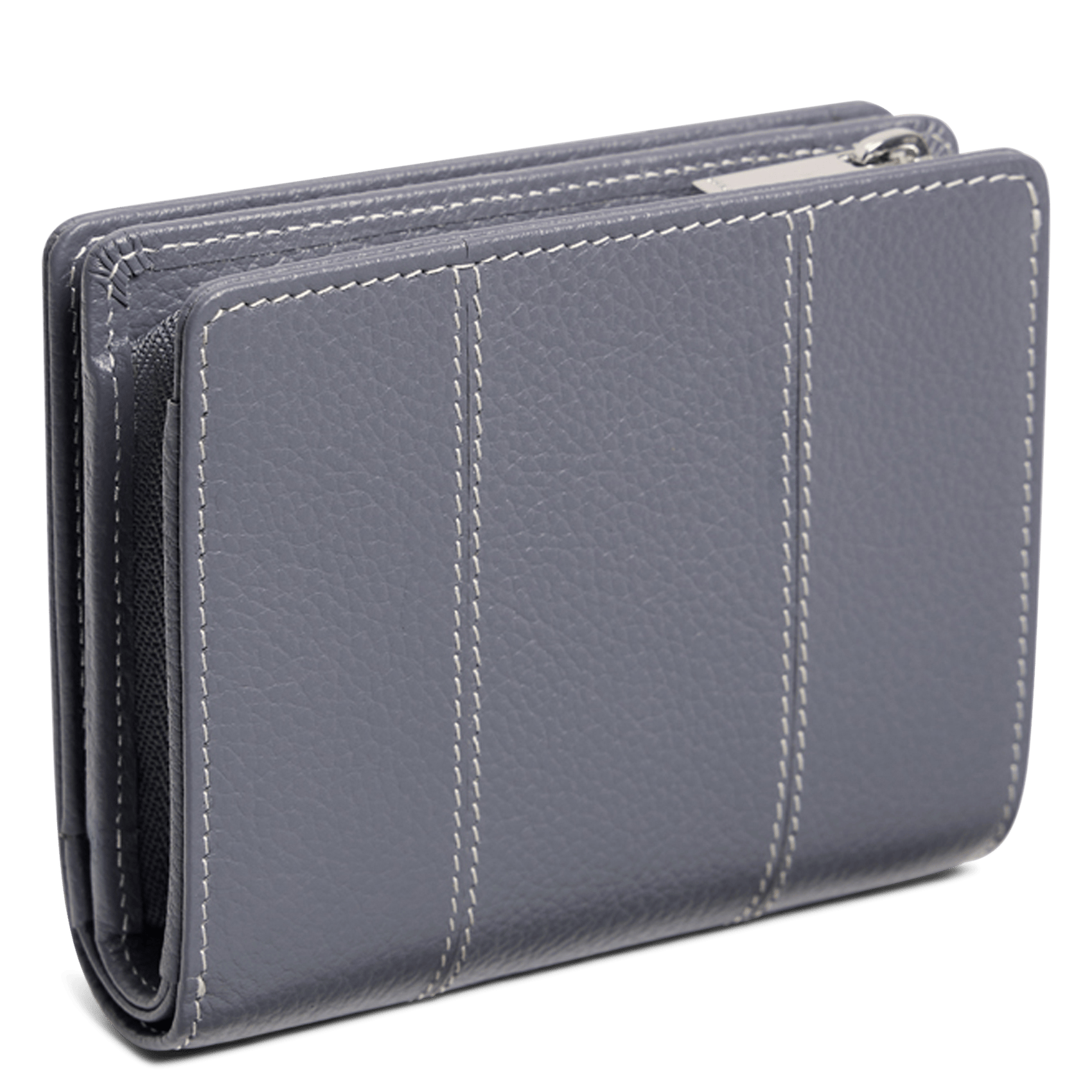Portemonnee van runderleer LE TANNEUR Blauw