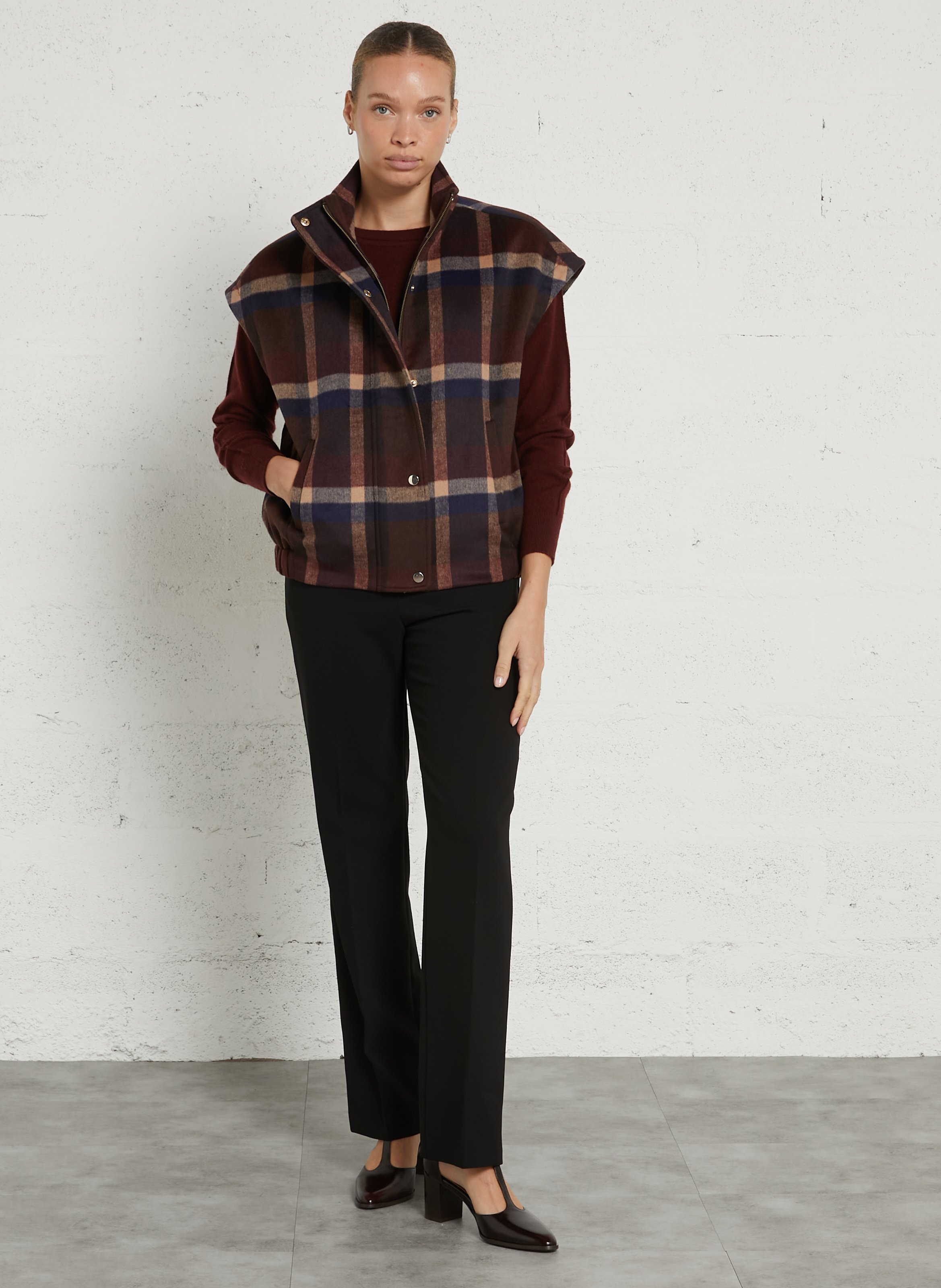 Veste col montant  MAISON 123 Rouge