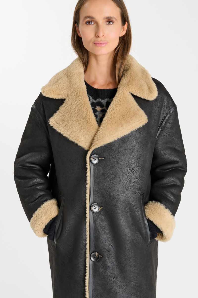 Coat LE TEMPS DES CERISES Black