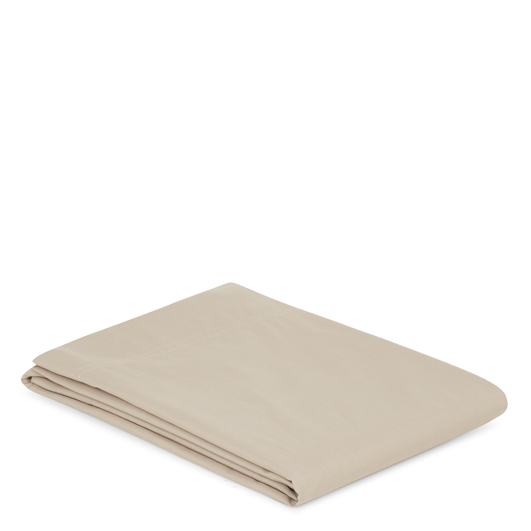 Flache Baumwolldecke  Beige