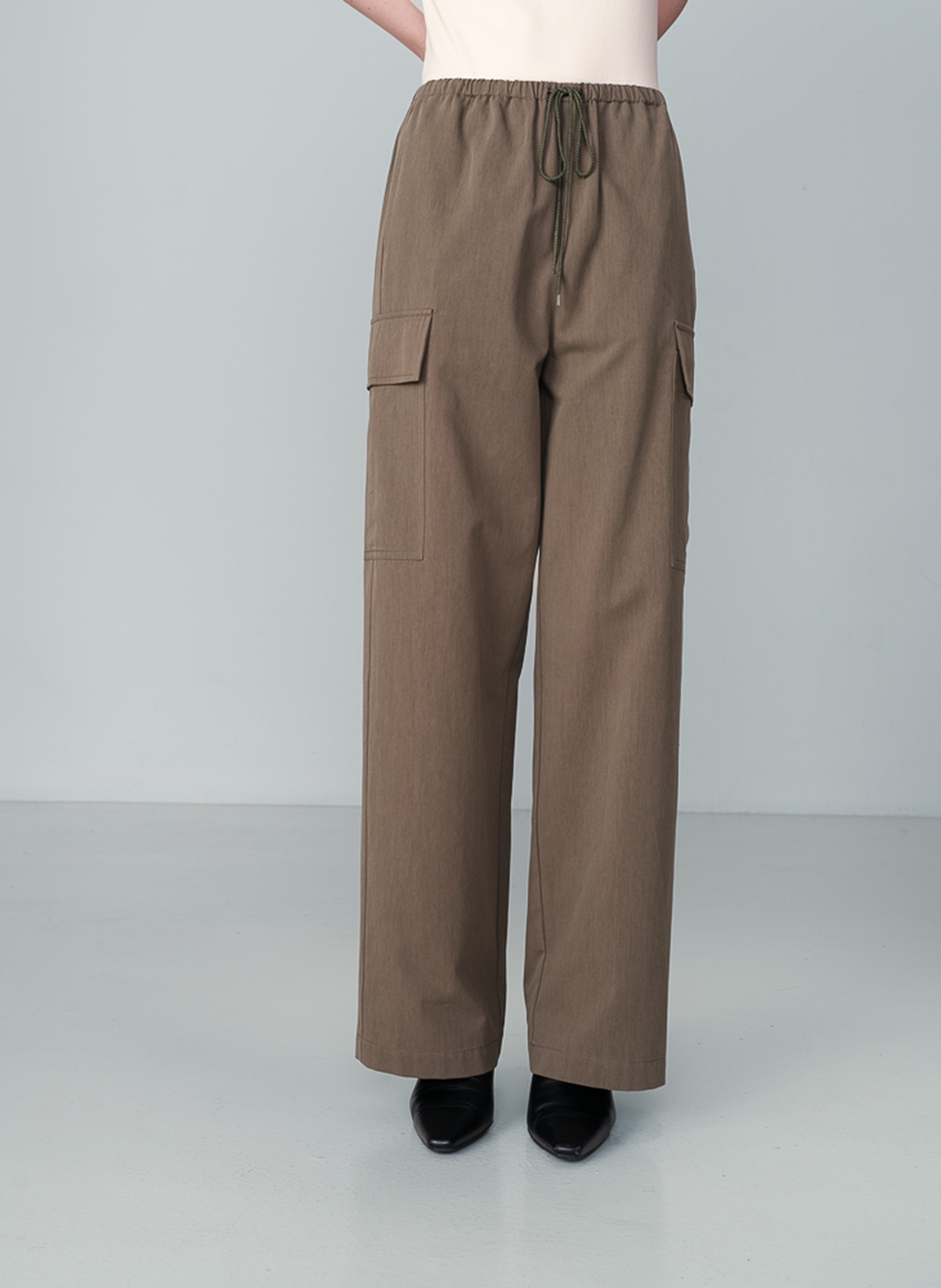 Cotton-blend cargo pants GRACE ET MILA