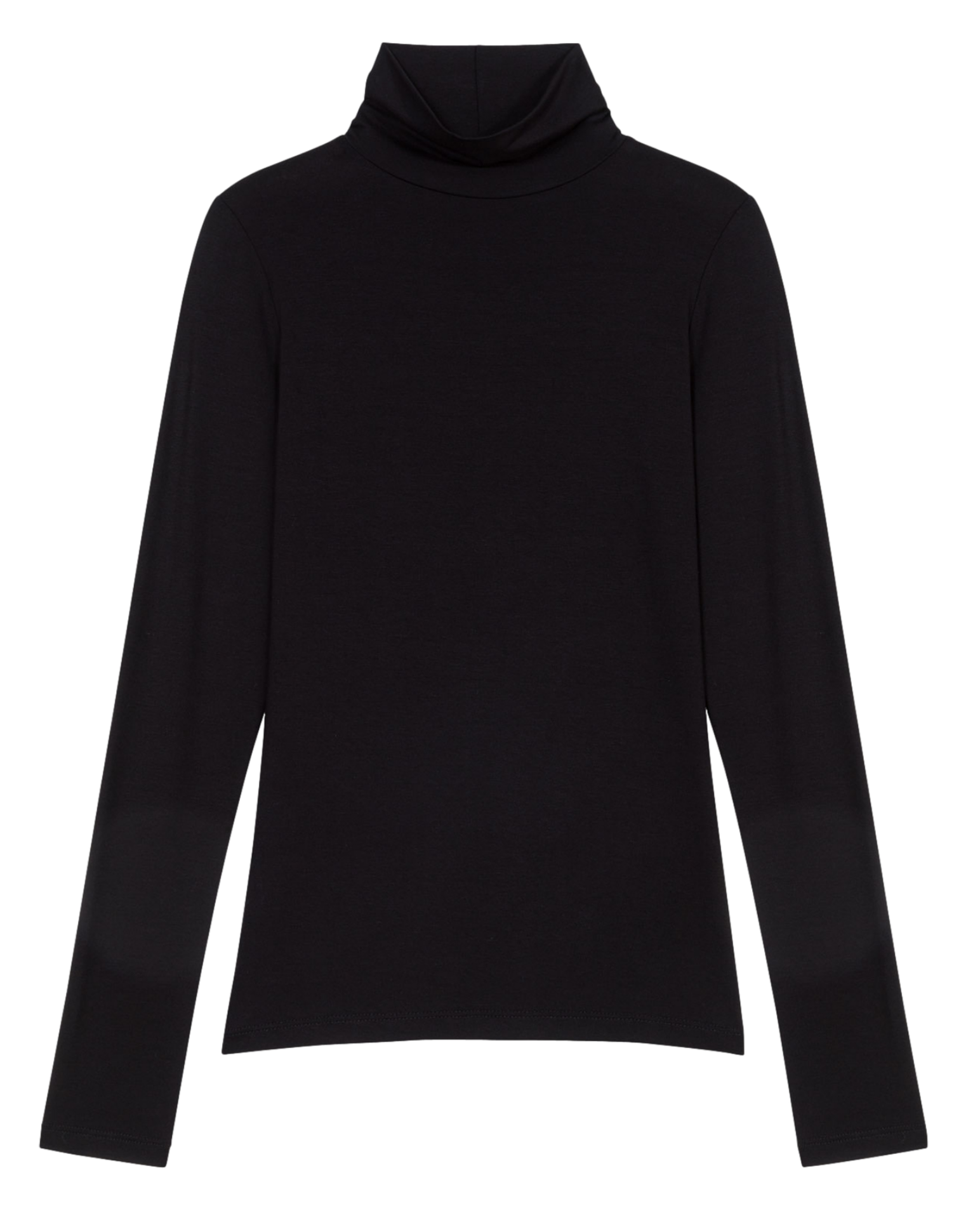 Top col roulé  MAJE Noir