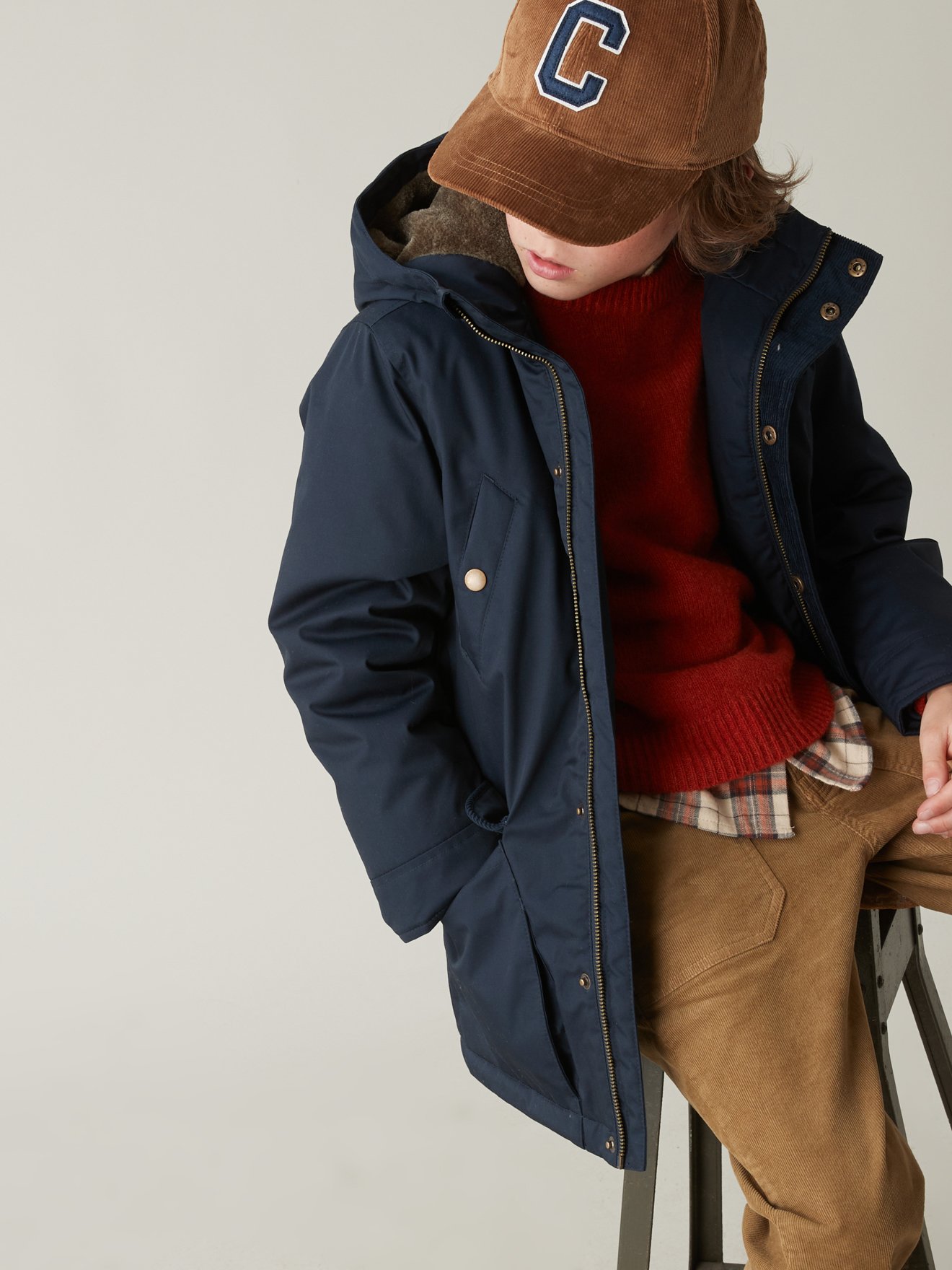 Warm parka CYRILLUS Blue