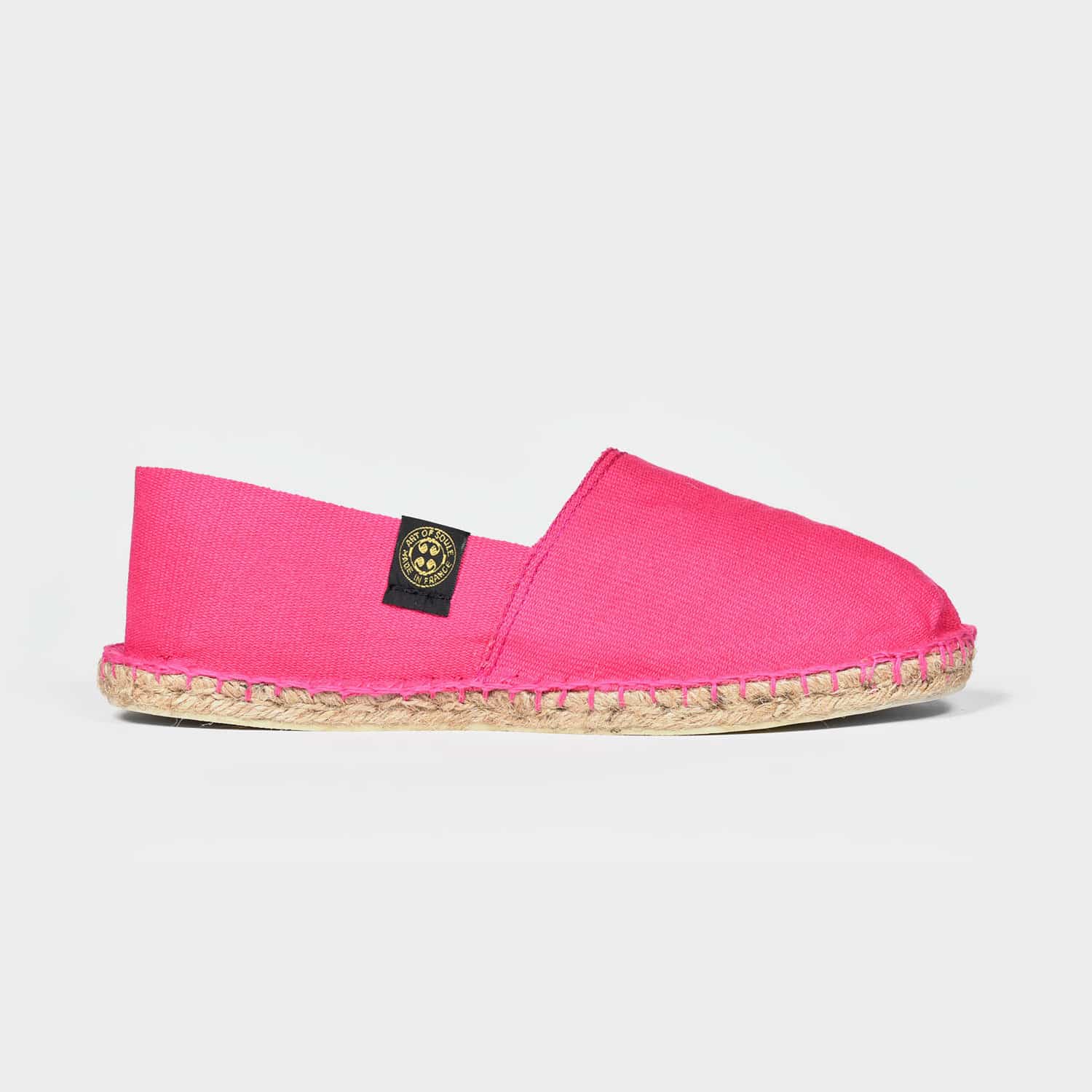 Striped espadrilles CLASSIQUE Fushia