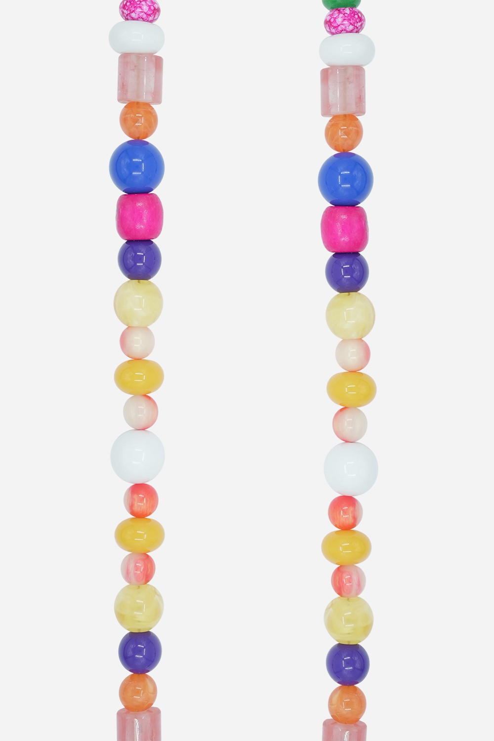 Beaded phone chain LA COQUE FRANCAISE Multicolored