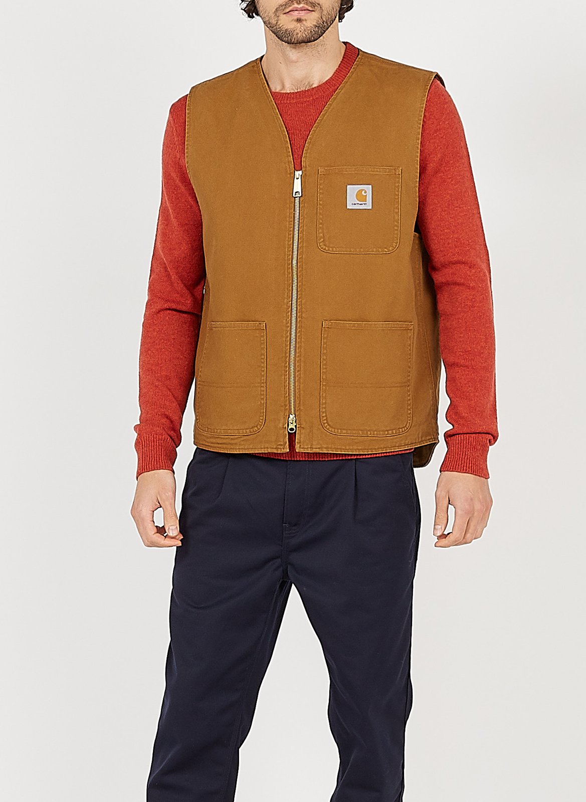 Blouson sans manches en coton   CARHARTT WIP Marron