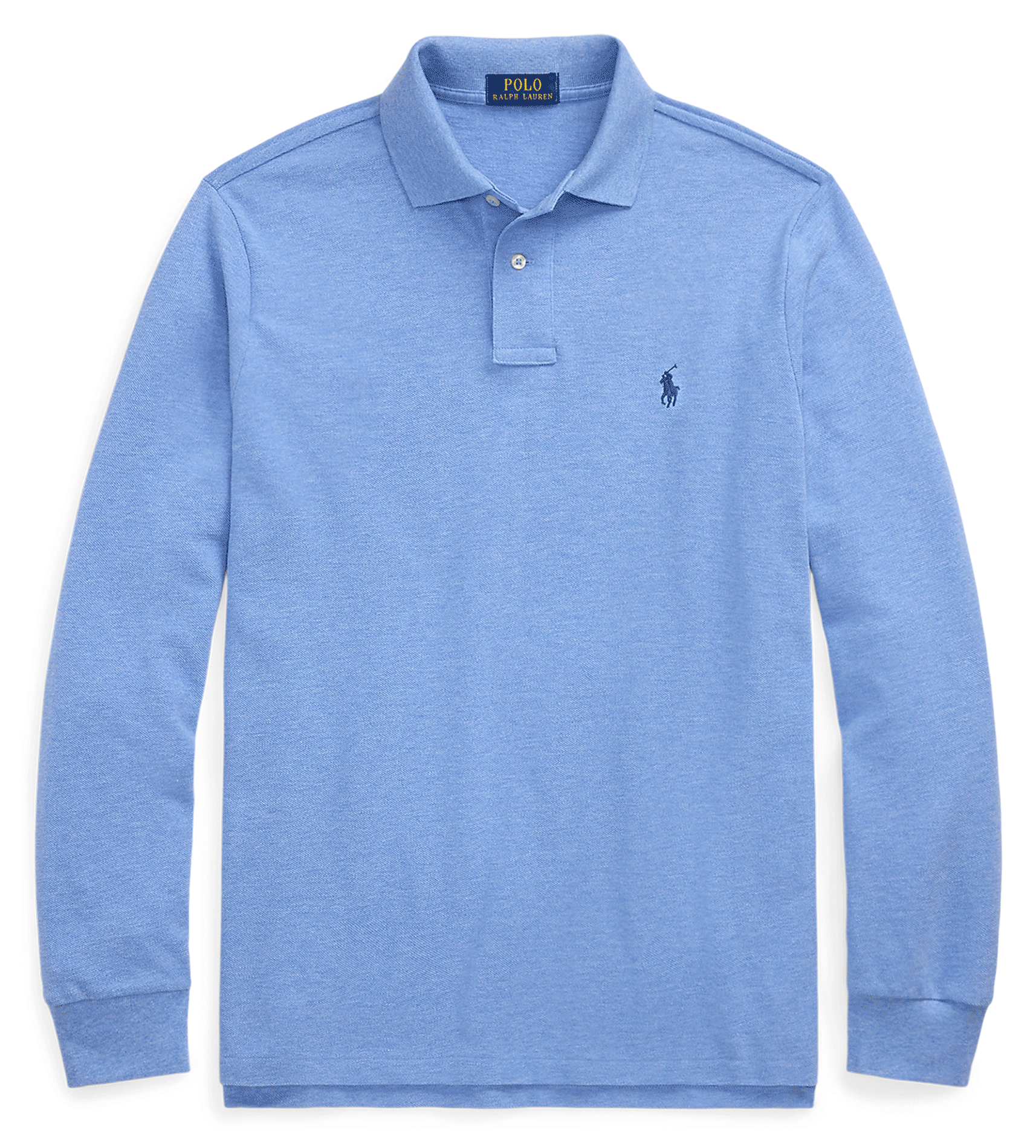 Polo by Ralph Lauren 長袖シャツ L Regular-fit cotton piqué polo shirt with long sleeves Soft