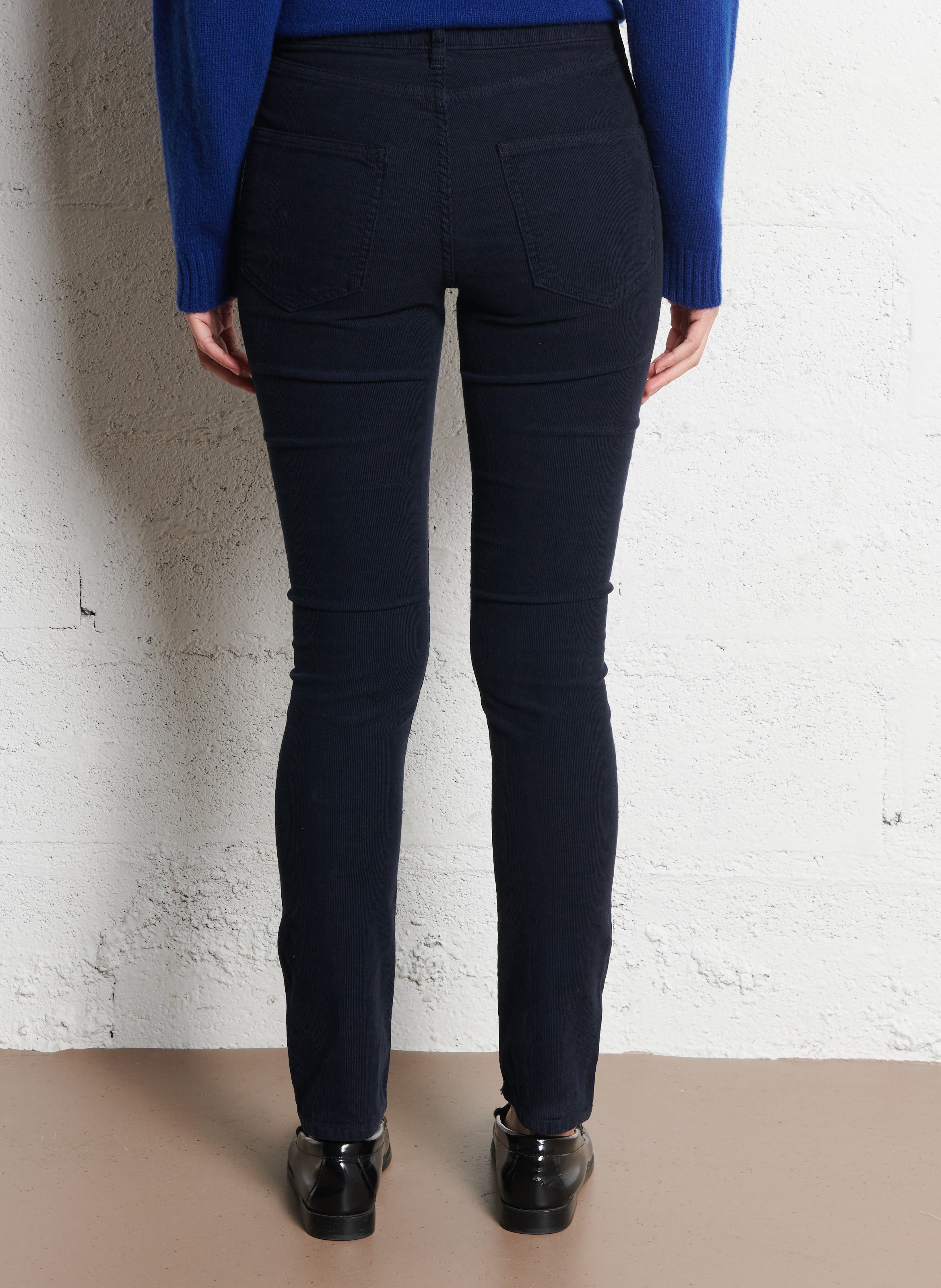 Hose aus Baumwoll-Mix, Slim Fit ACQUAVERDE Blau