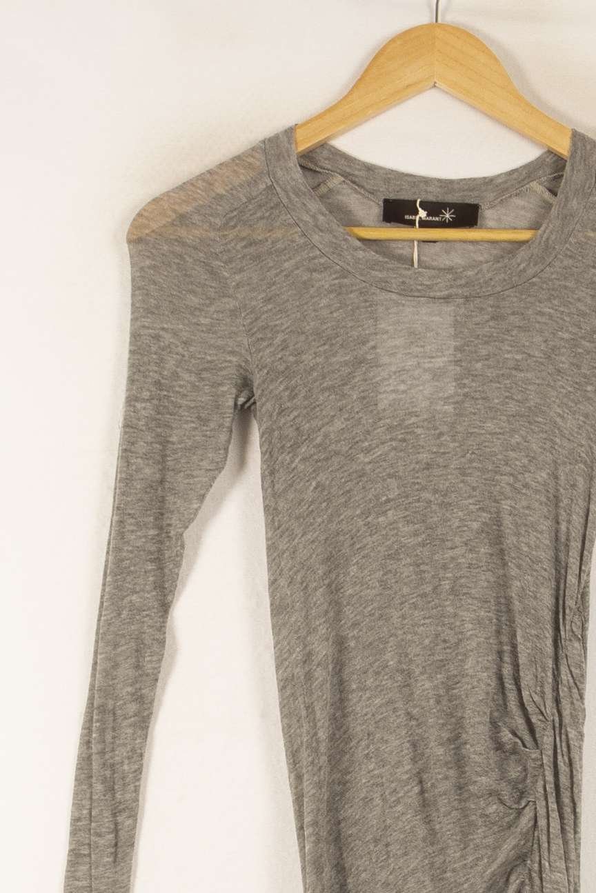 Midi dress ISABEL MARANT ÉTOILE - SECONDE MAIN Grey