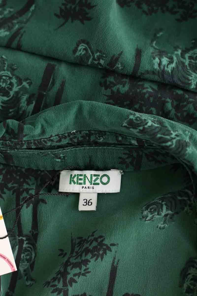 Chemise KENZO - SECONDE MAIN Vert
